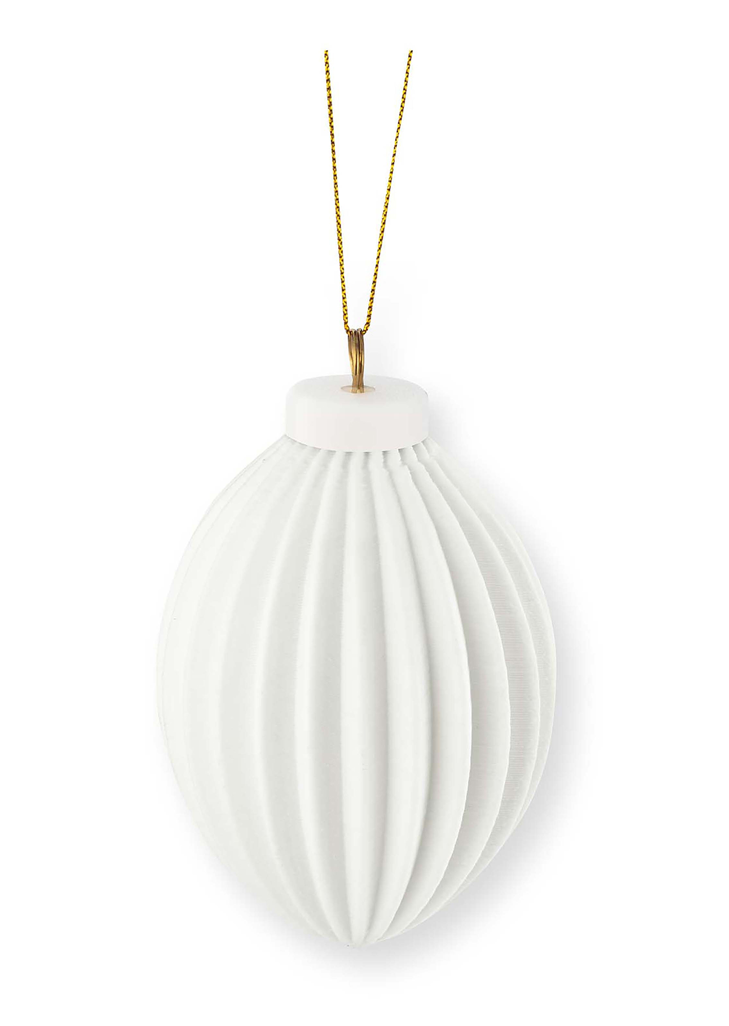 vtwonen Porzellan-Weihnachtskugel Christmas | Streifen