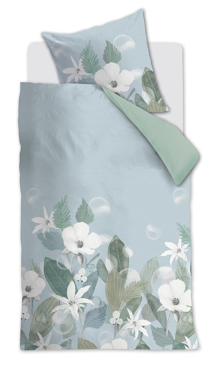 Beddinghouse Satin-Bettwäsche Eva | Blau