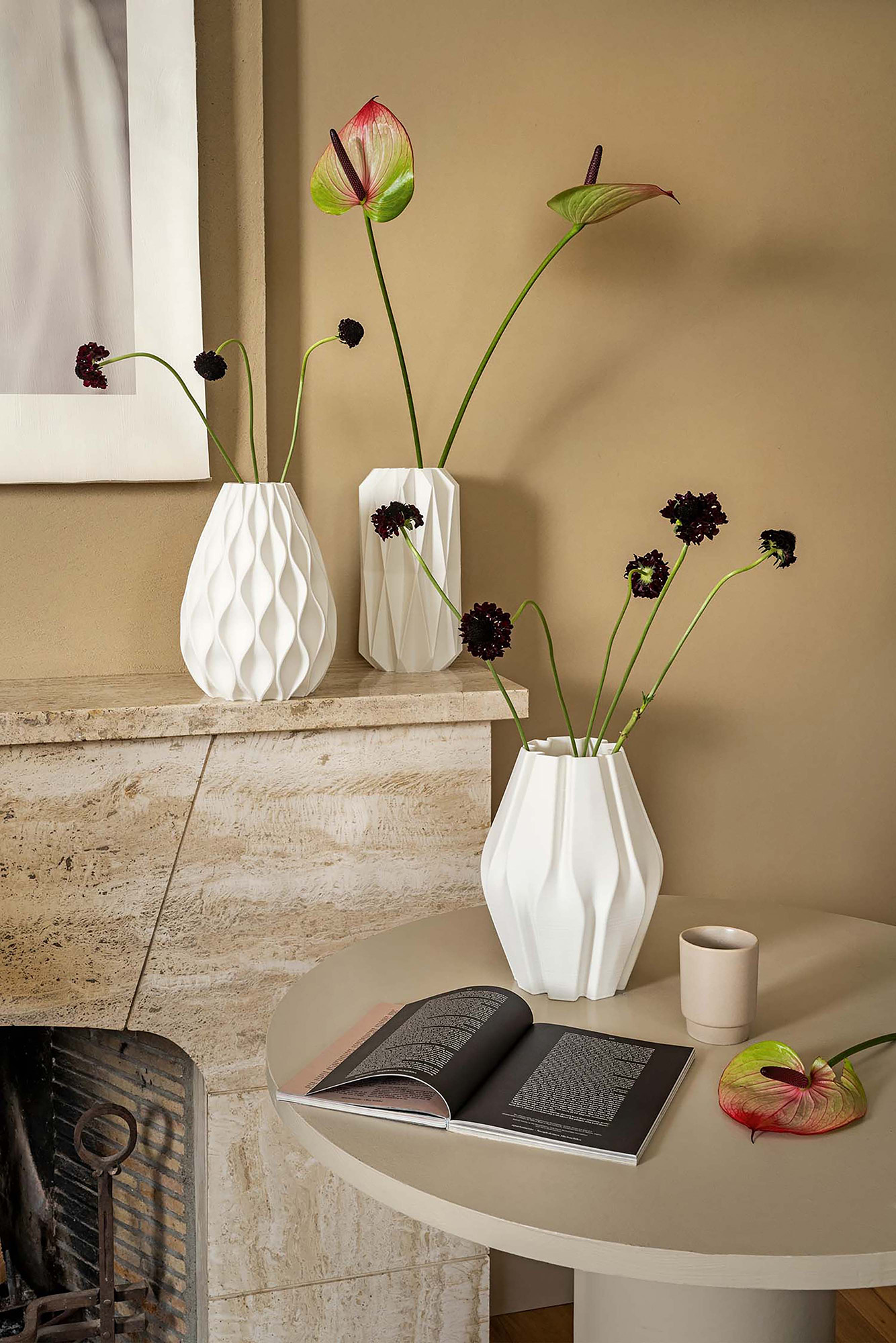 vtwonen Porzellan-Vase Print | Diamant