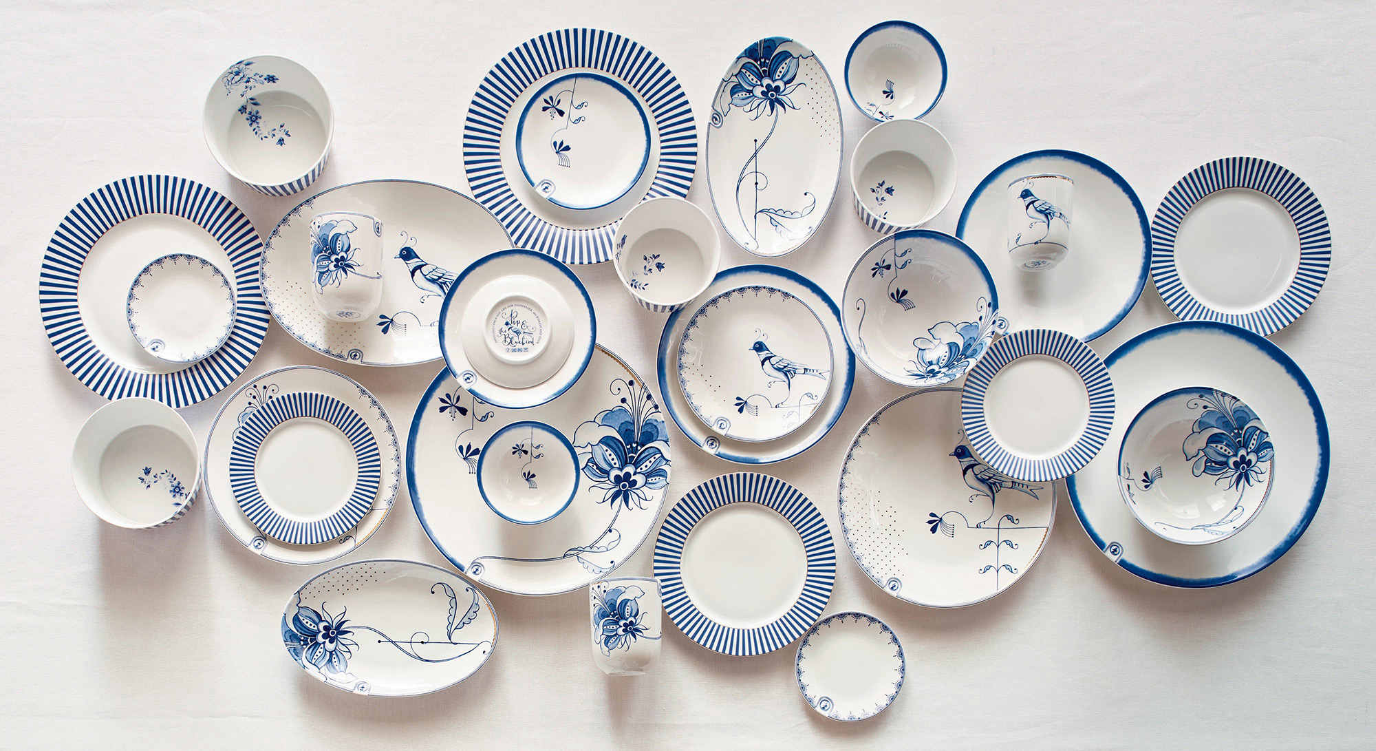 Pip Studio Essteller Pip & The Blue Bird | weiss