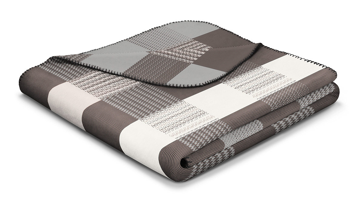 Biederlack Plaid / Decke Shadow Check