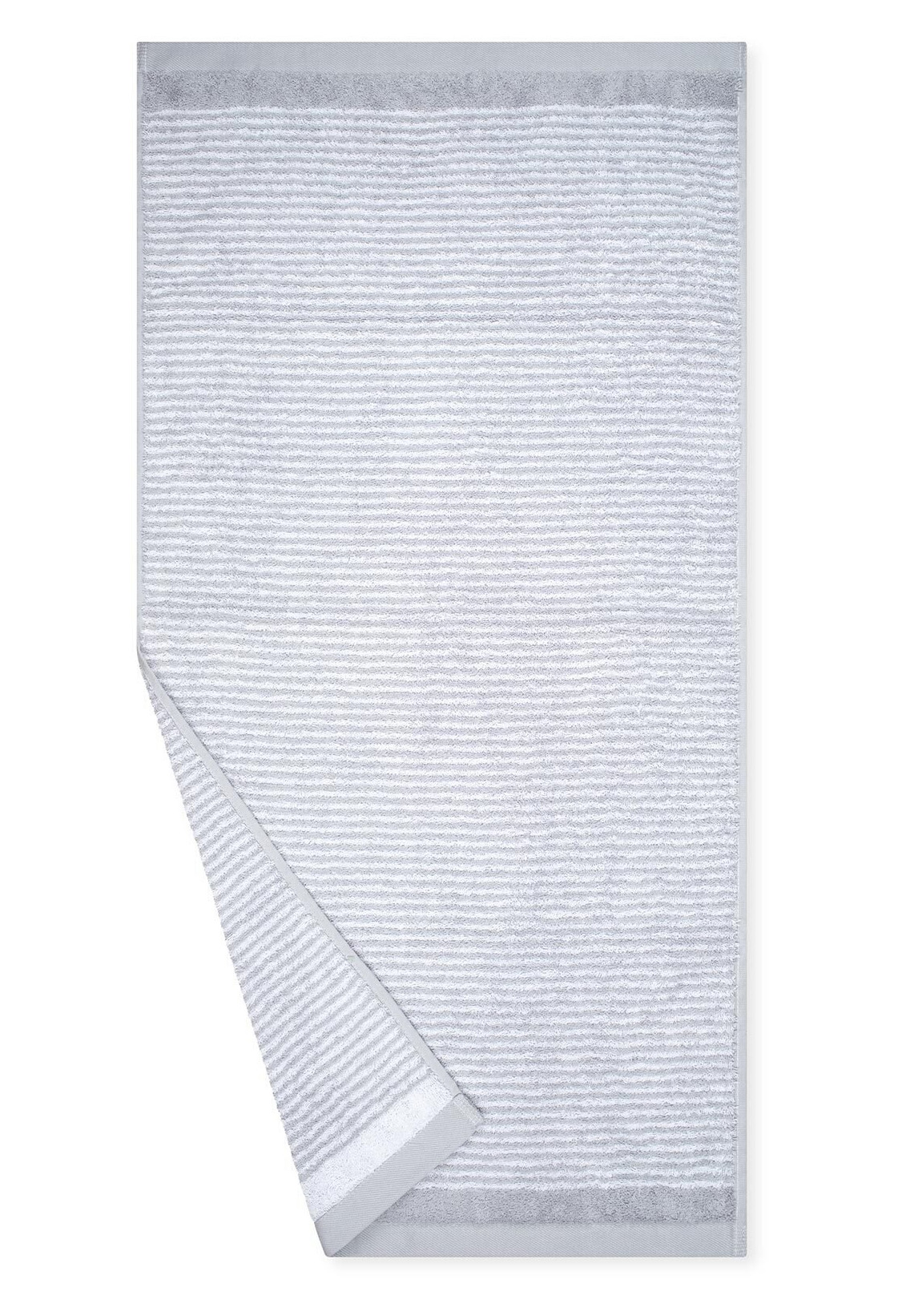 Ross Handtuch Schmaler Querstreifen 4840 | 84 Granit/Weiß