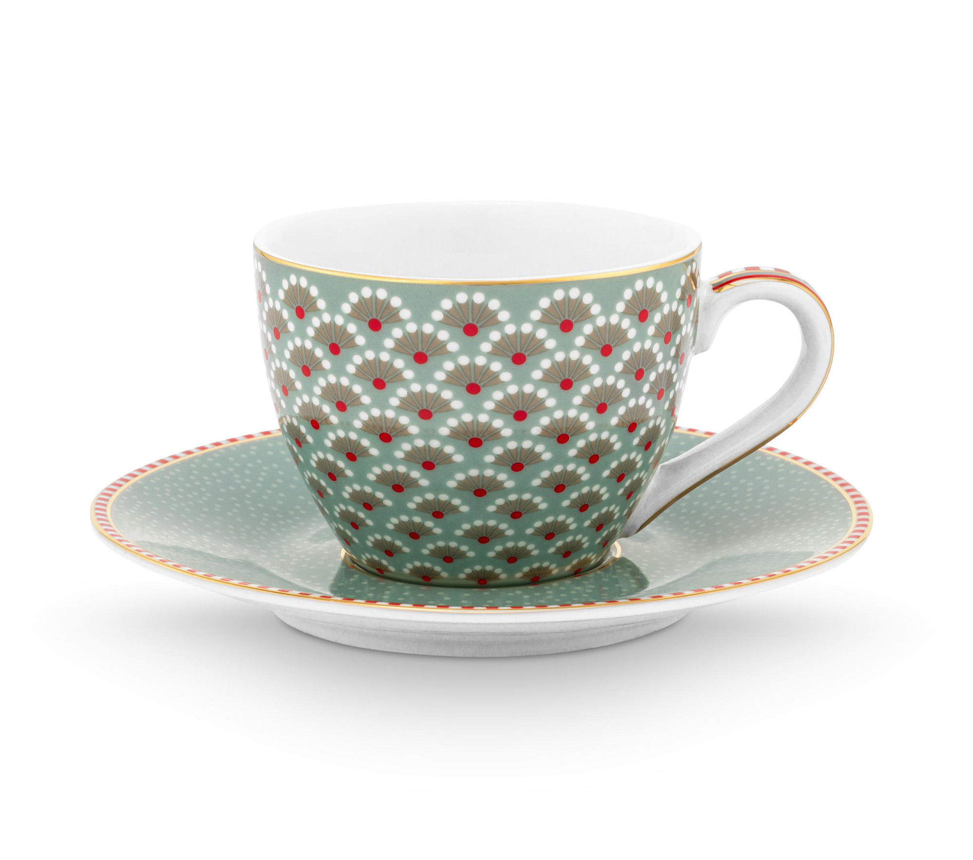 Pip Studio 2er Set Espresso Tassen Blooming Tales | Blue