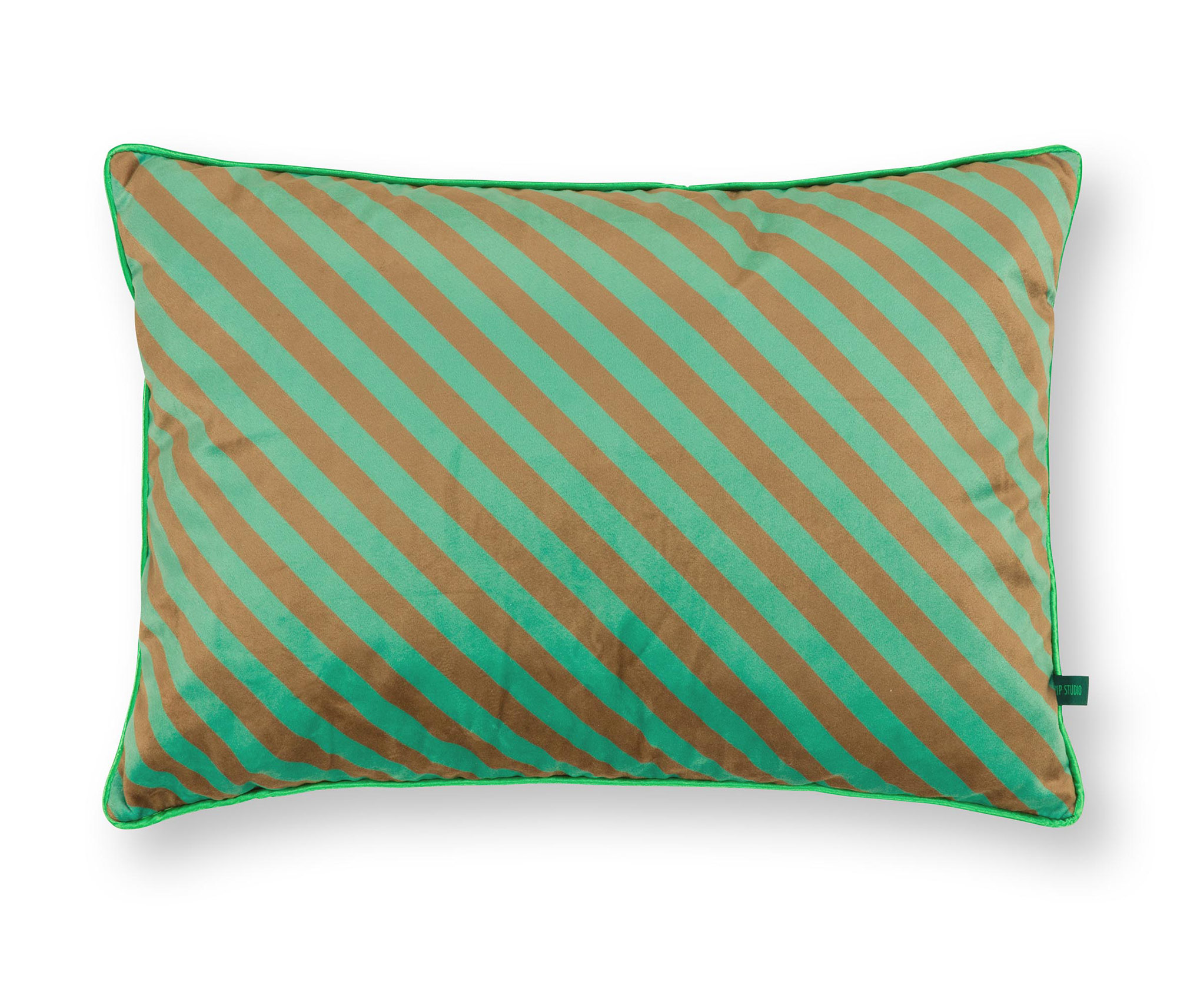 Pip Studio Kissen Block Stripe | grün