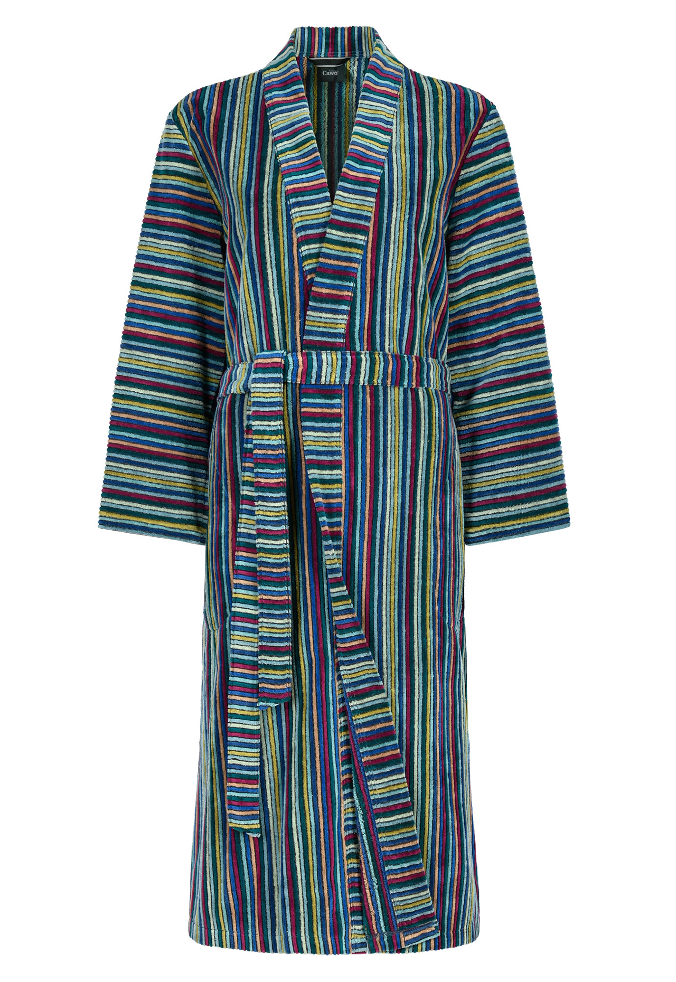 Cawö Damen Kimono-Bademantel extraleicht  6217 | 12 multicol