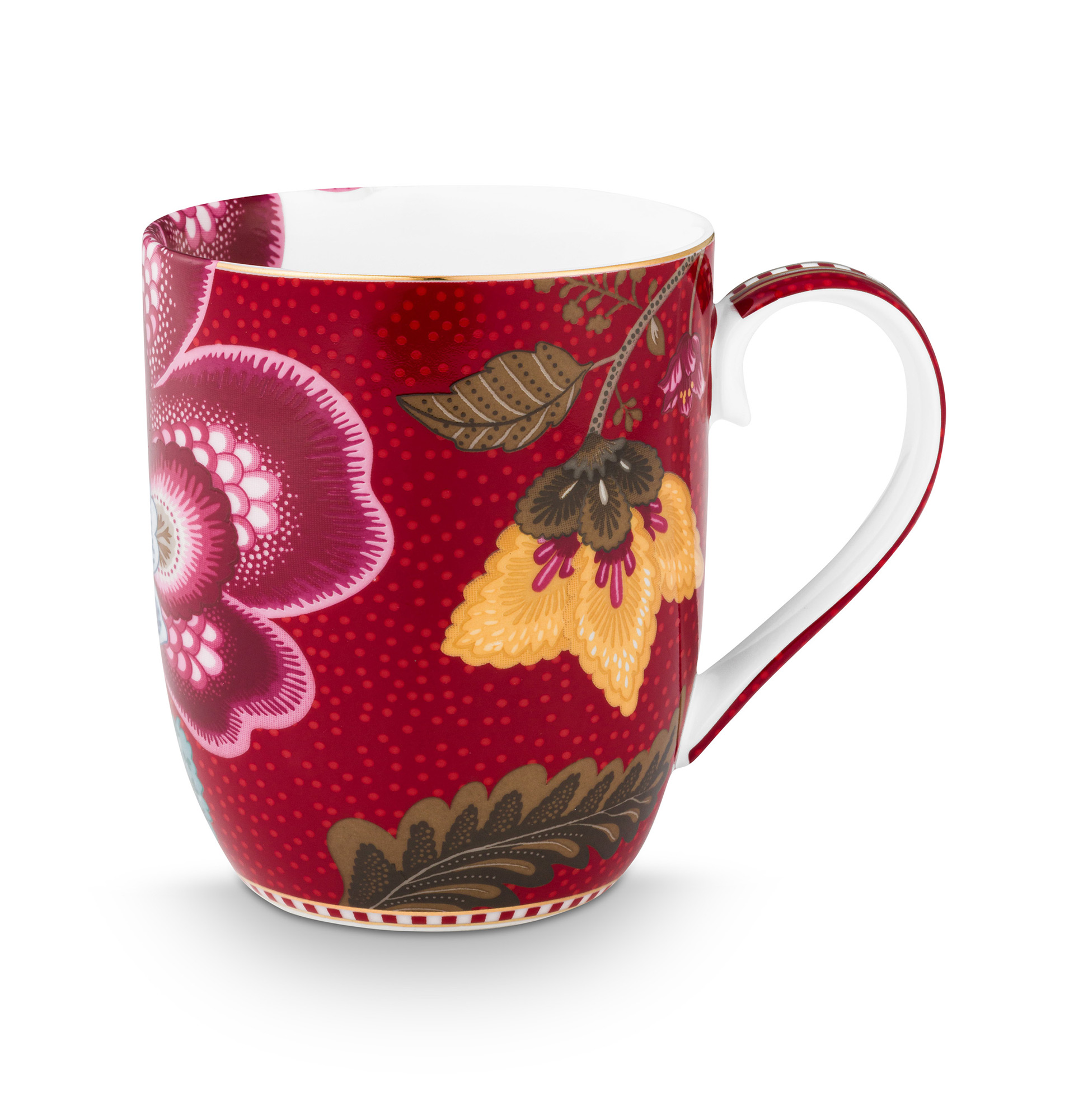 Pip Studio Becher klein Blooming Tales | Dark Red