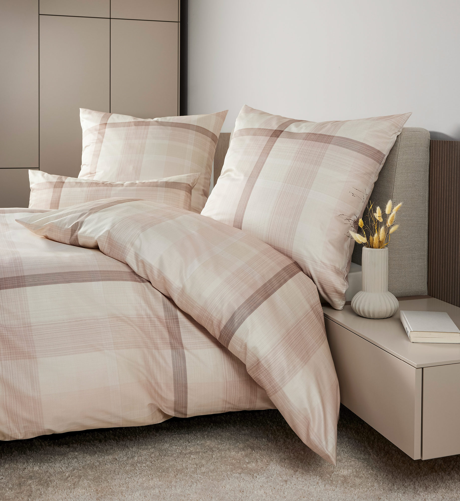 Janine Jersey-Bettwäsche Carmen S | 07 braun beige