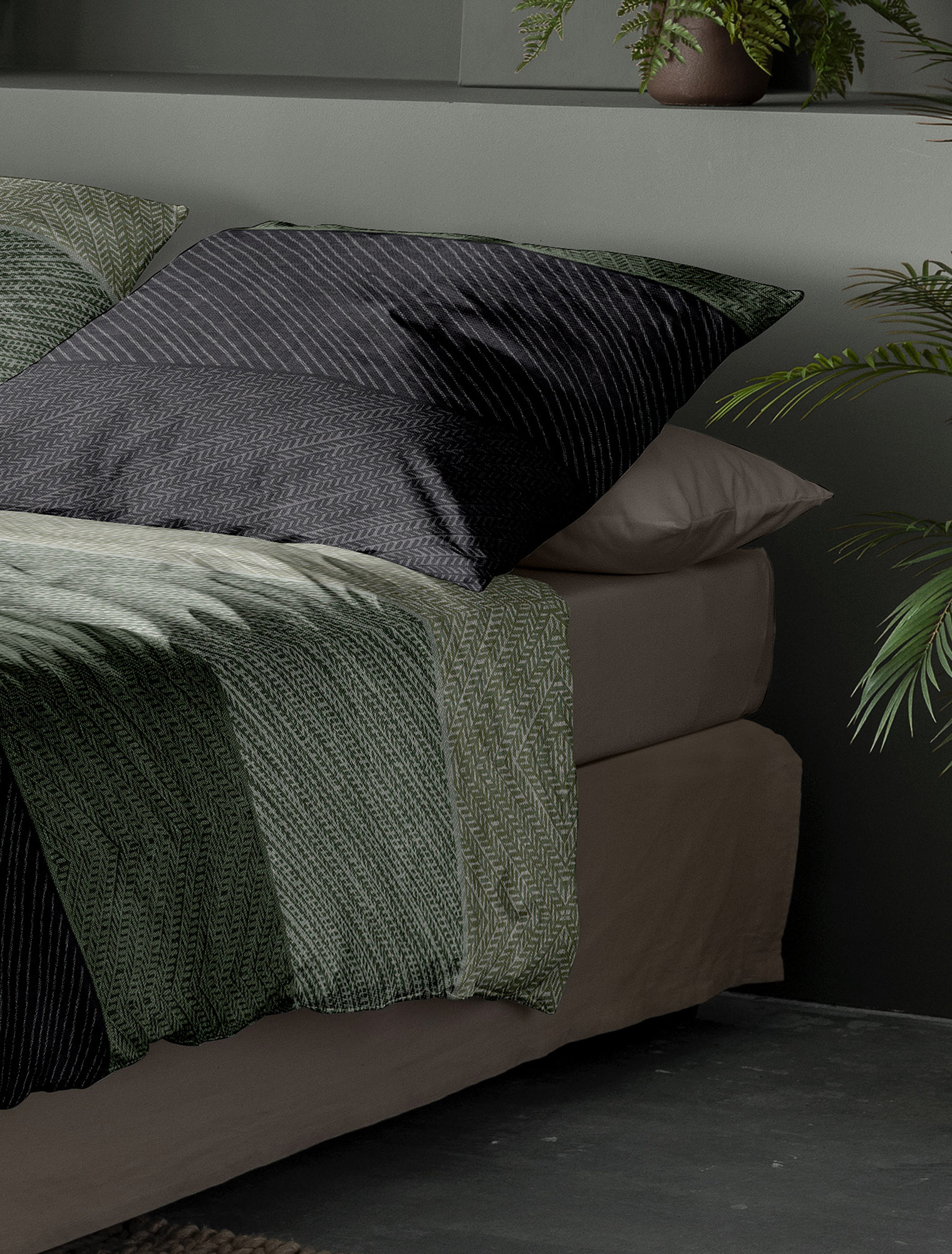 Irisette Feinbiberbettwäsche Koala 8430 | 30 grün