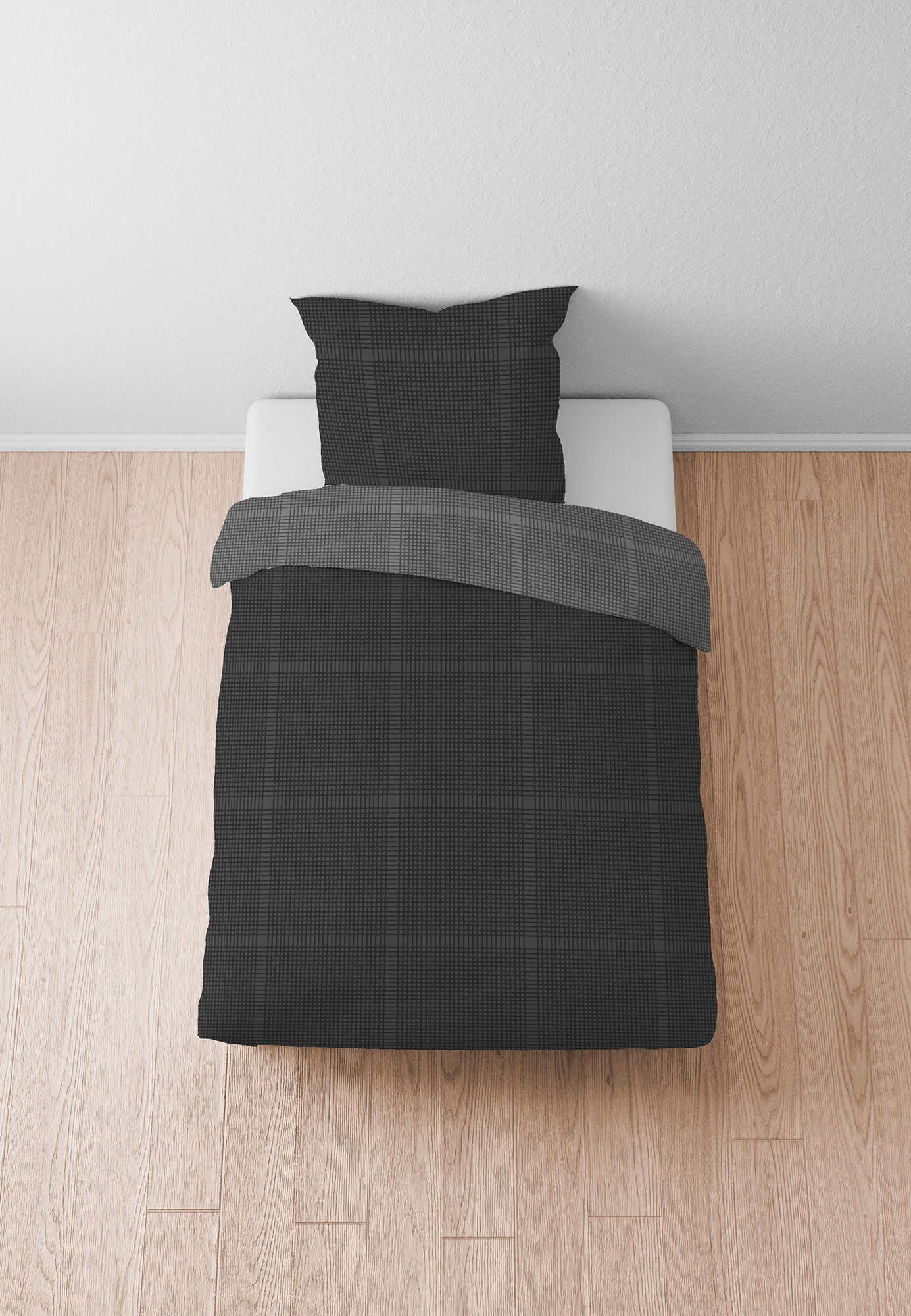 Biberna Satinbettwäsche 0614606 | 020 Titanium