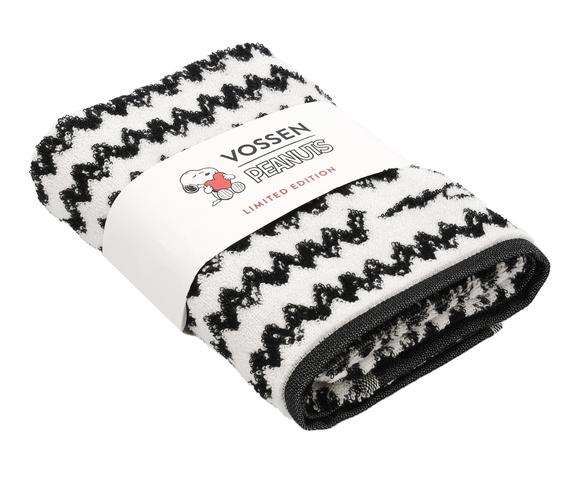 Vossen Duschtuch Charlie Brown | 0004 schwarz