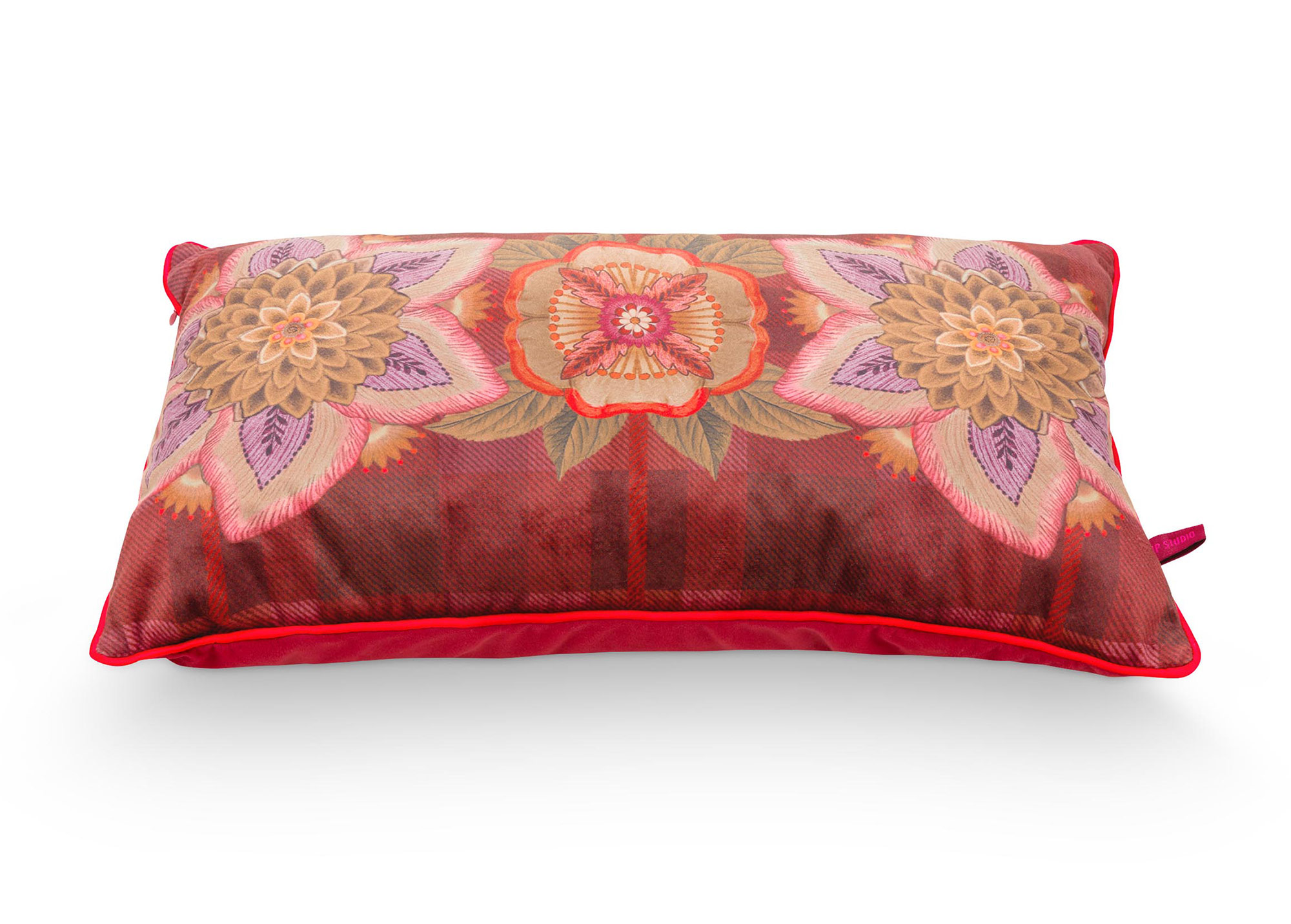Pip Studio Kissen Flores Felices | rot