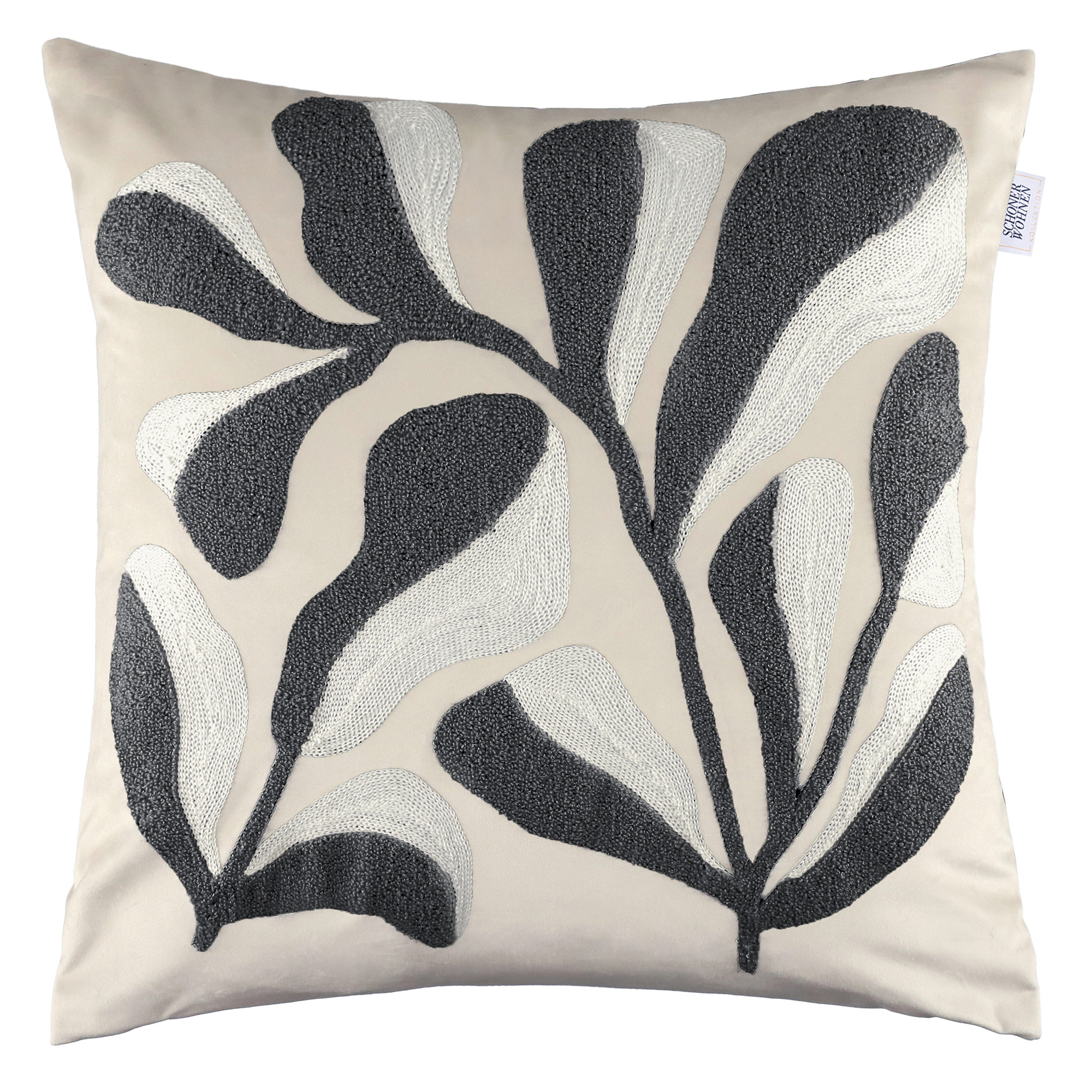 Schöner Wohnen Kollektion Kissenhülle Plant | 012 anthrazit