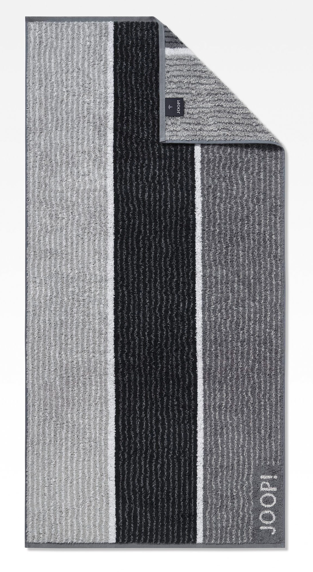JOOP! Handtuch Signature Lines 1658 | 97 Schwarz/Anthrazit JOOP! Handtuch Signature Lines 1658 | 97 Schwarz/Anthrazit