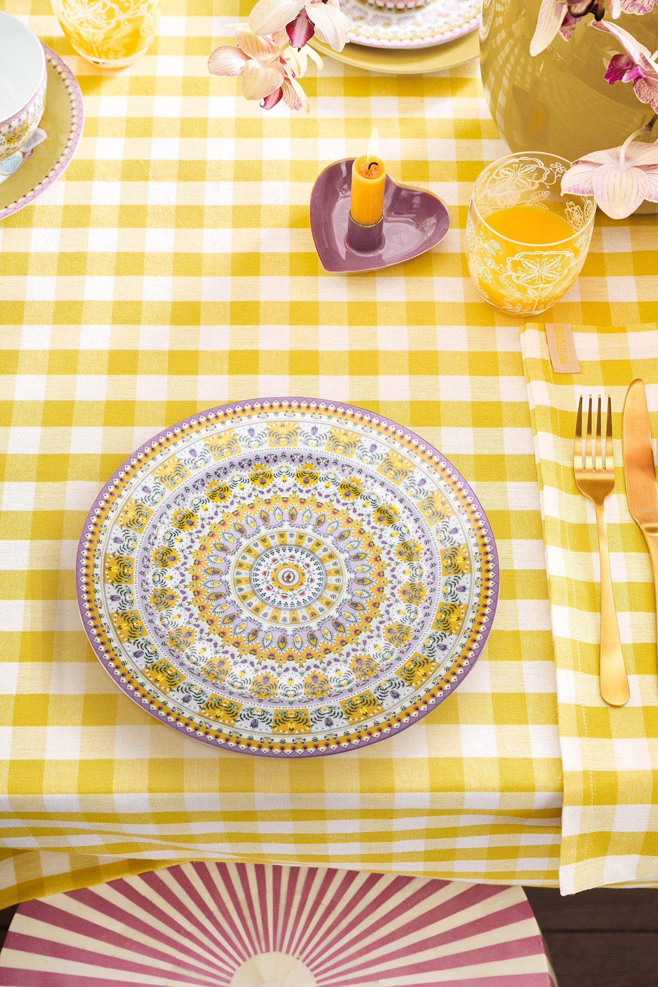 Pip Studio Teller Lily & Lotus | Yellow