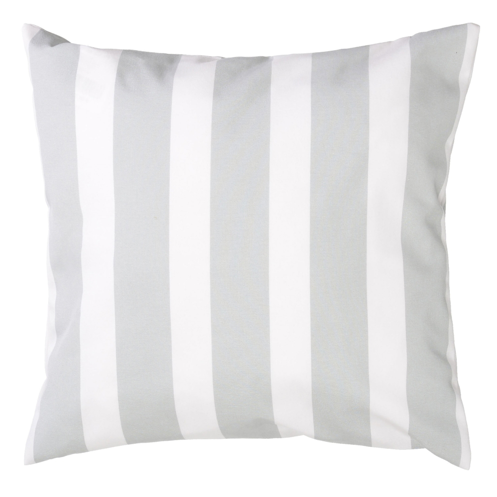 Living Dreams Outdoor-Kissenhülle | 801 Hellgrau Streif