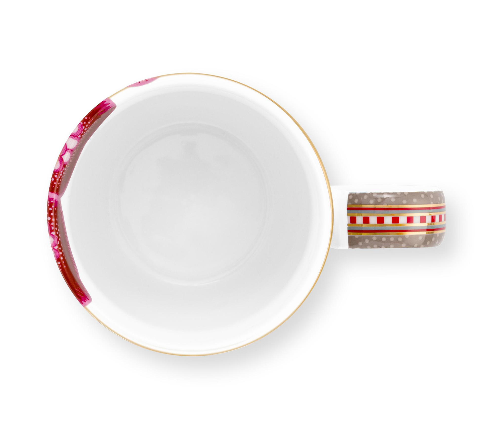 Pip Studio 2er Set Tassen klein Blooming Tales | Khaki