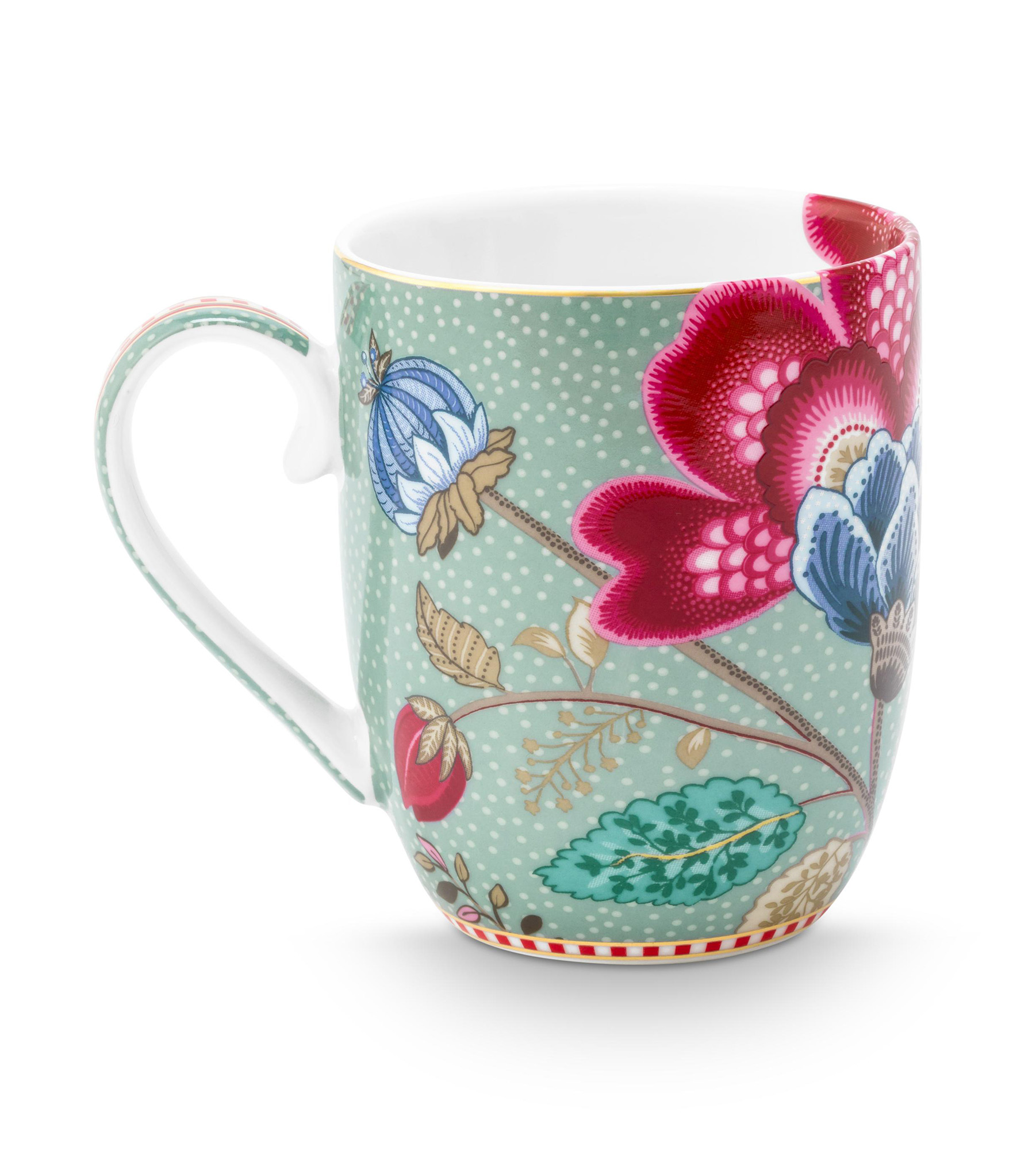 Pip Studio 2er Set Tassen klein Blooming Tales | Blue