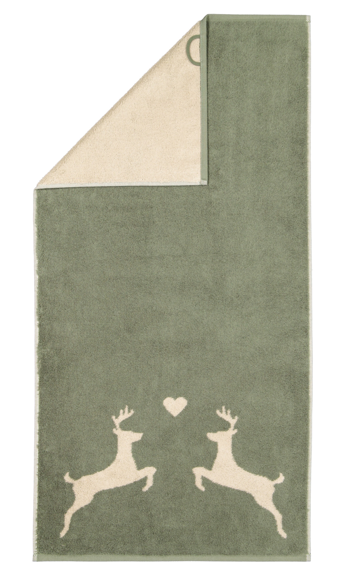 Cawö Duschtuch Alpenchic Edition Hirsche 6228 | 43 Zirbe