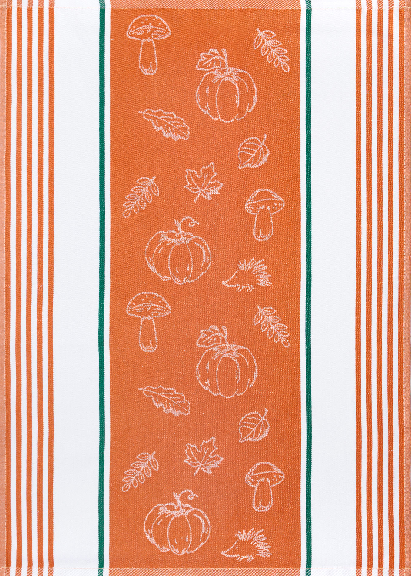 Kracht HL Küchentuch Jacquard HERBSTLICH | 10 Rot