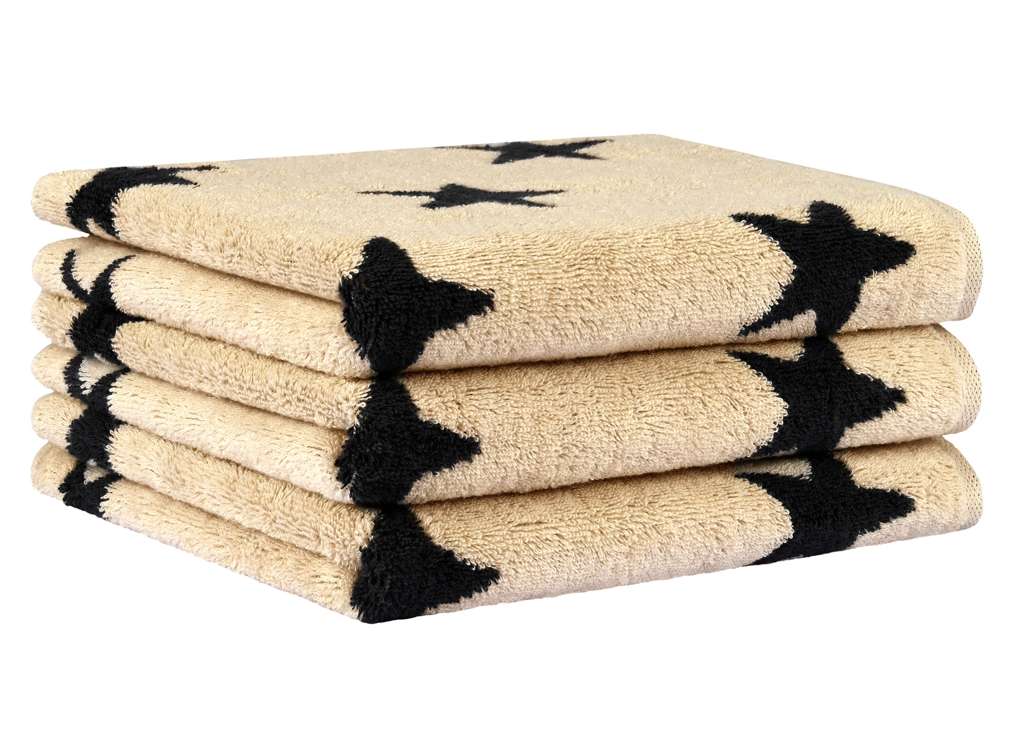 Cawö Handtuch New Stars 6260 | 37 beige/basalt
