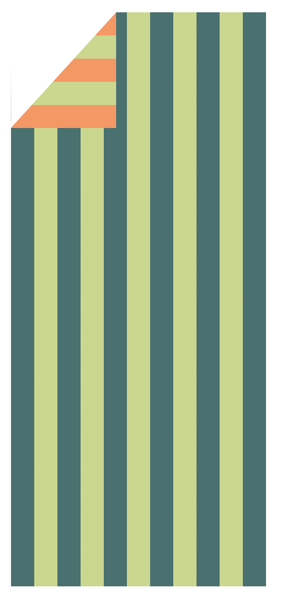 Cawö Strandtuch Jacquard Beach Tropical 5577 | 44 jungle