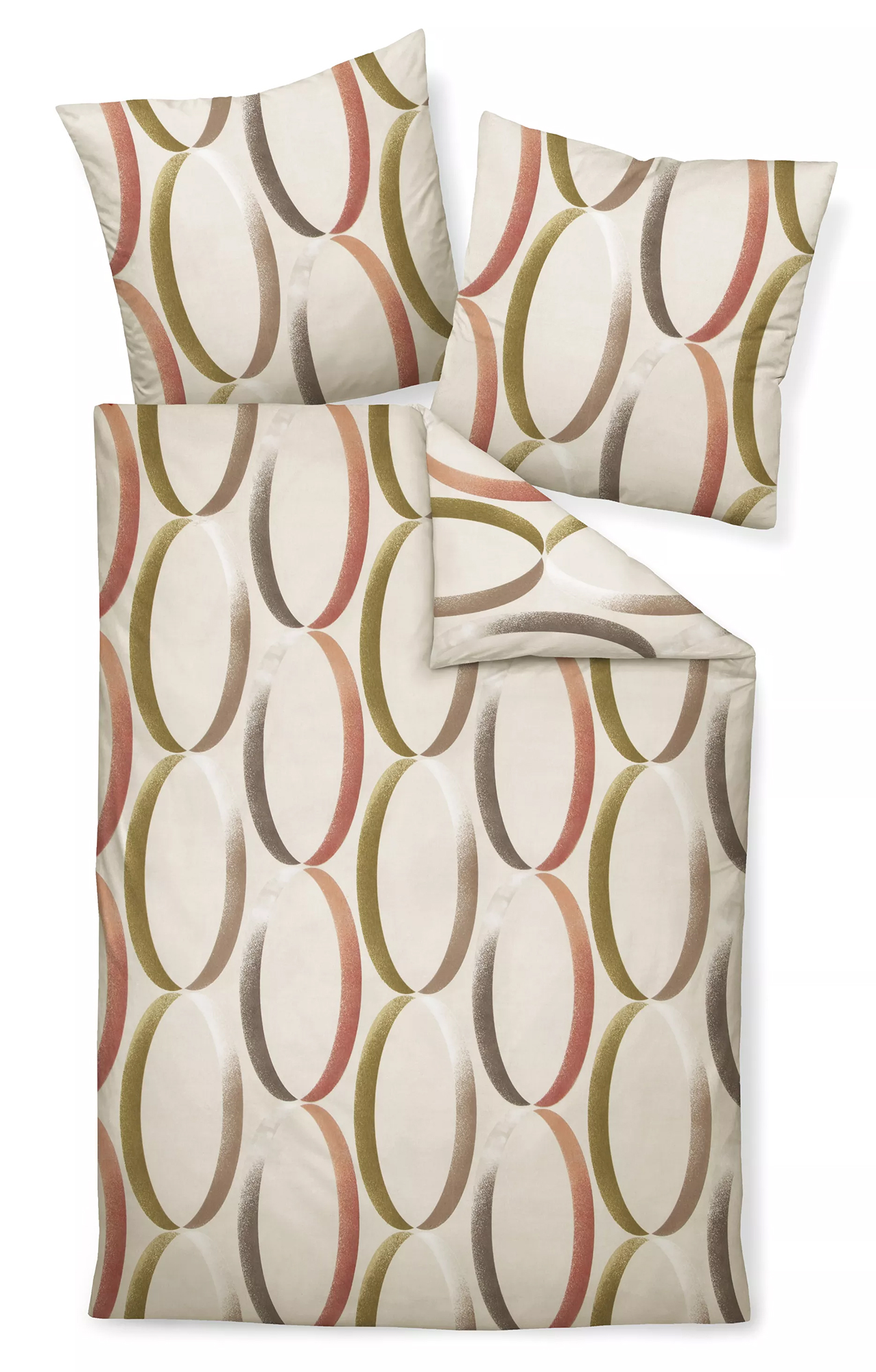 Janine Feinbiber-Bettwäsche DAVOS | 07 taupe siena