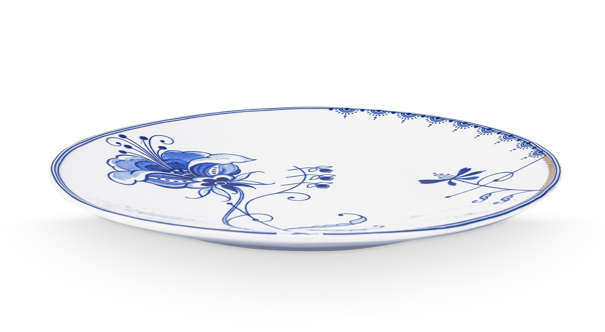 Pip Studio Frühstücksteller Pip & The Blue Bird | weiss