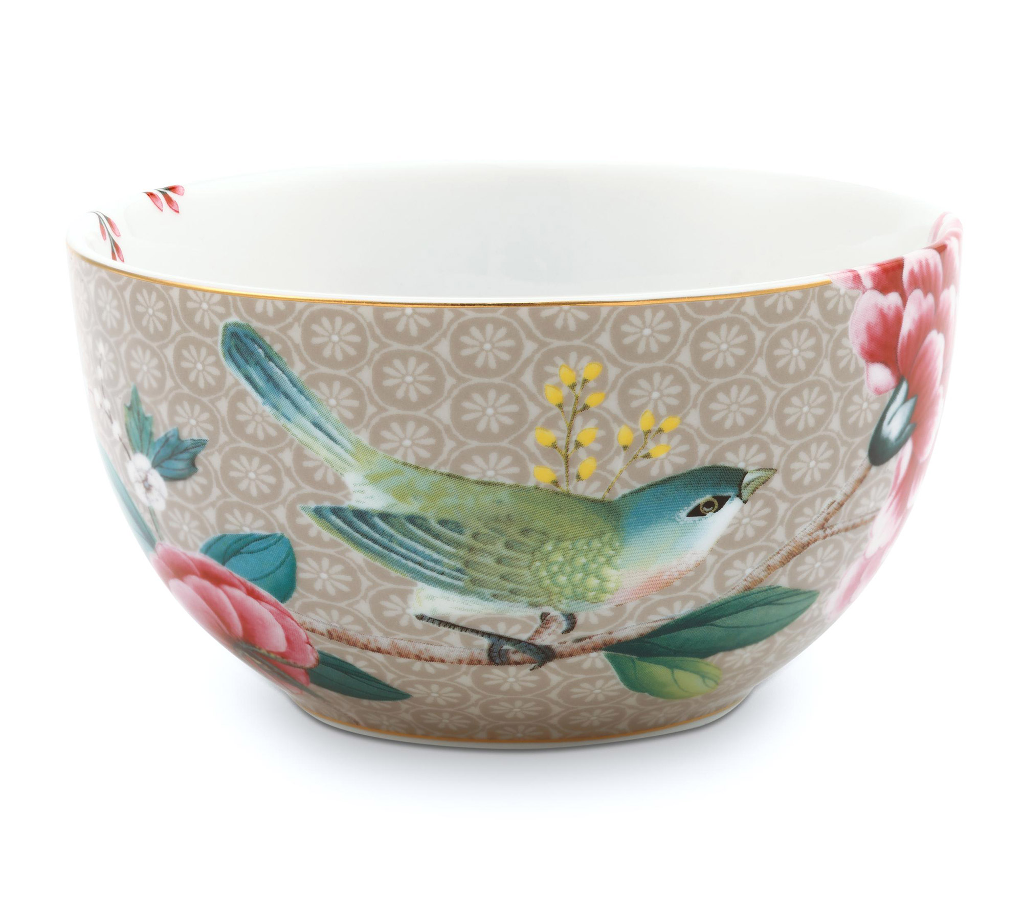 Pip Studio Schale Blushing Birds | khaki