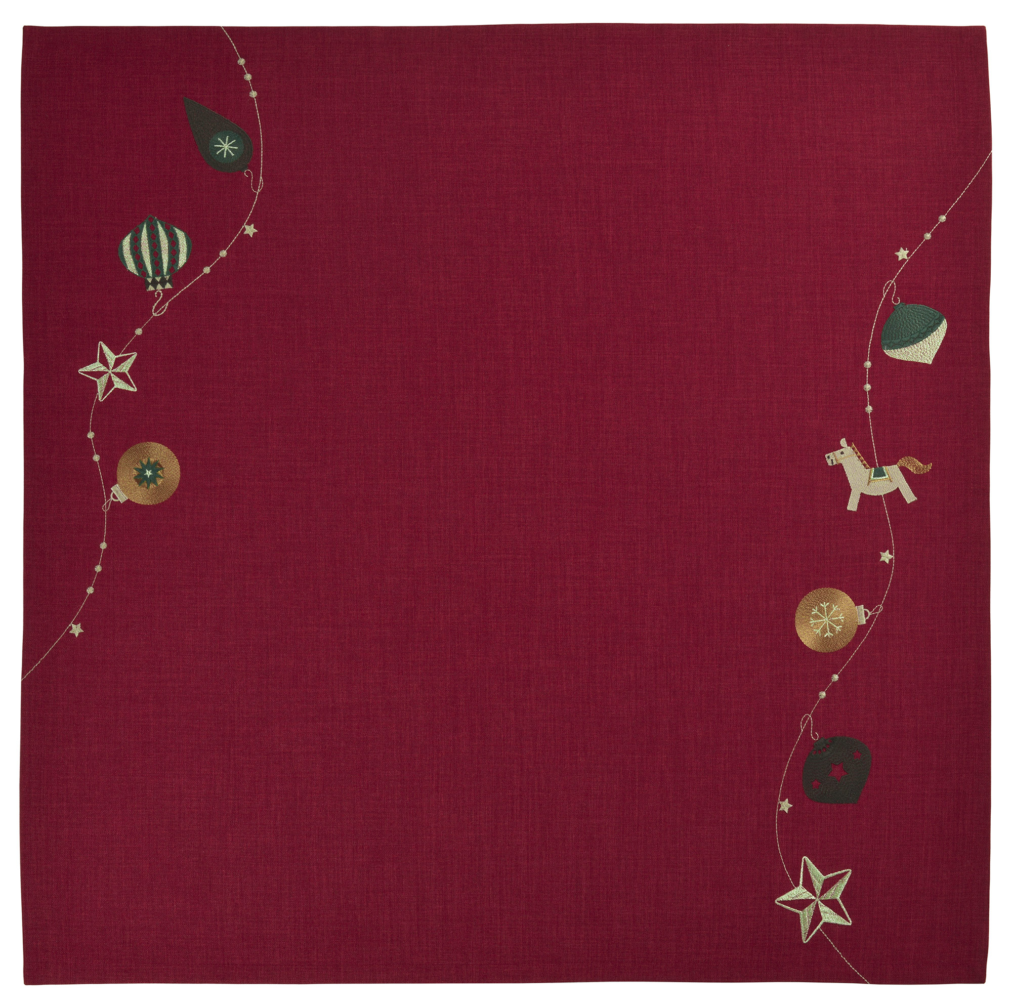 Sander Tisch-Mitteldecke Troy Loft | 26 burgundy