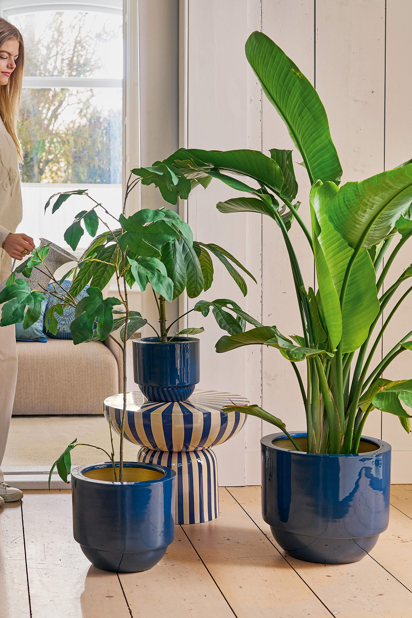 Pip Studio Blumentopf | blau