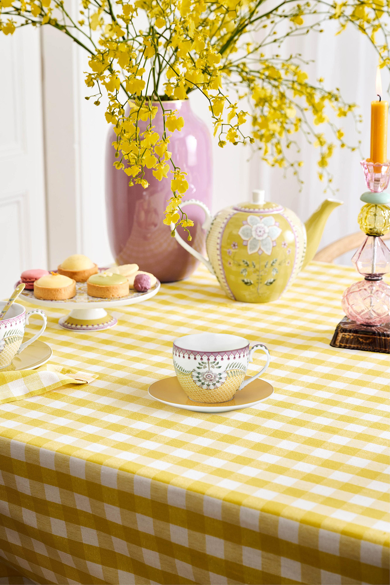 Pip Studio Tasse & Untertasse Lily & Lotus | Yellow