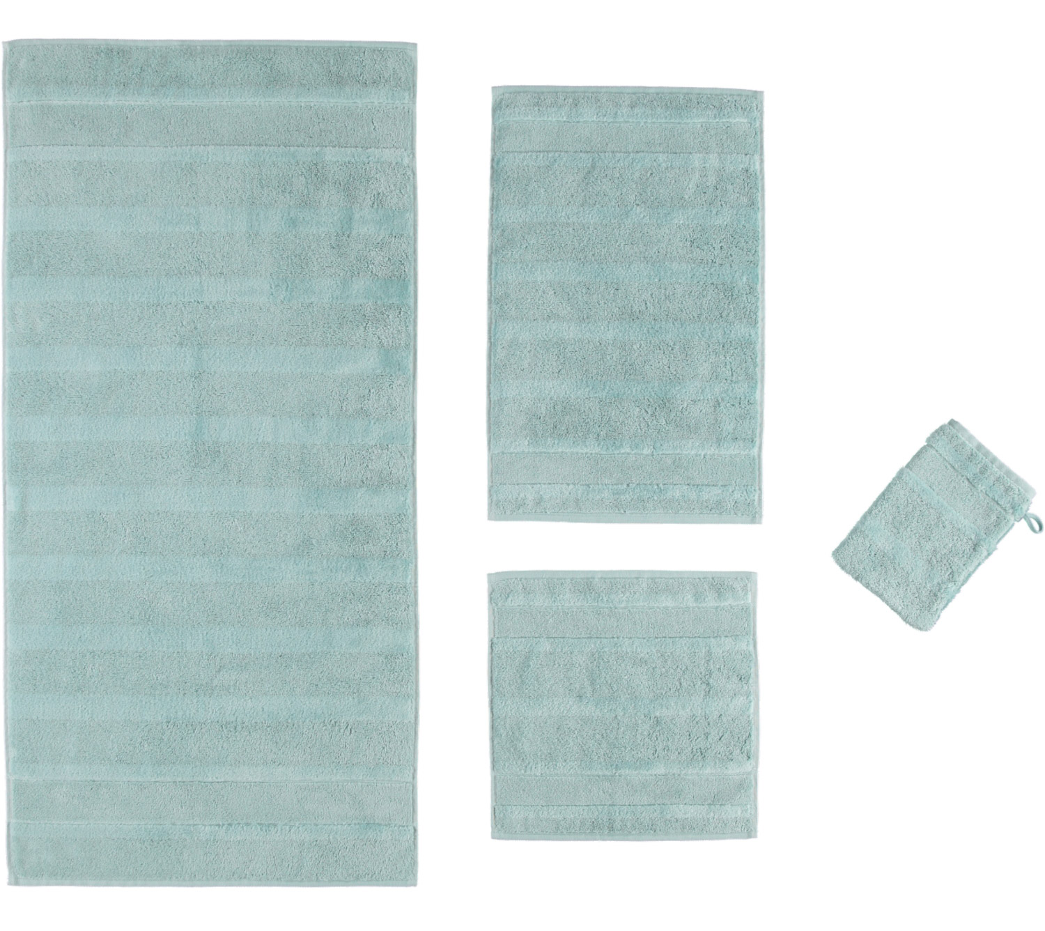 Cawö Handtuch Noblesse 1002 | 455 Seegrün