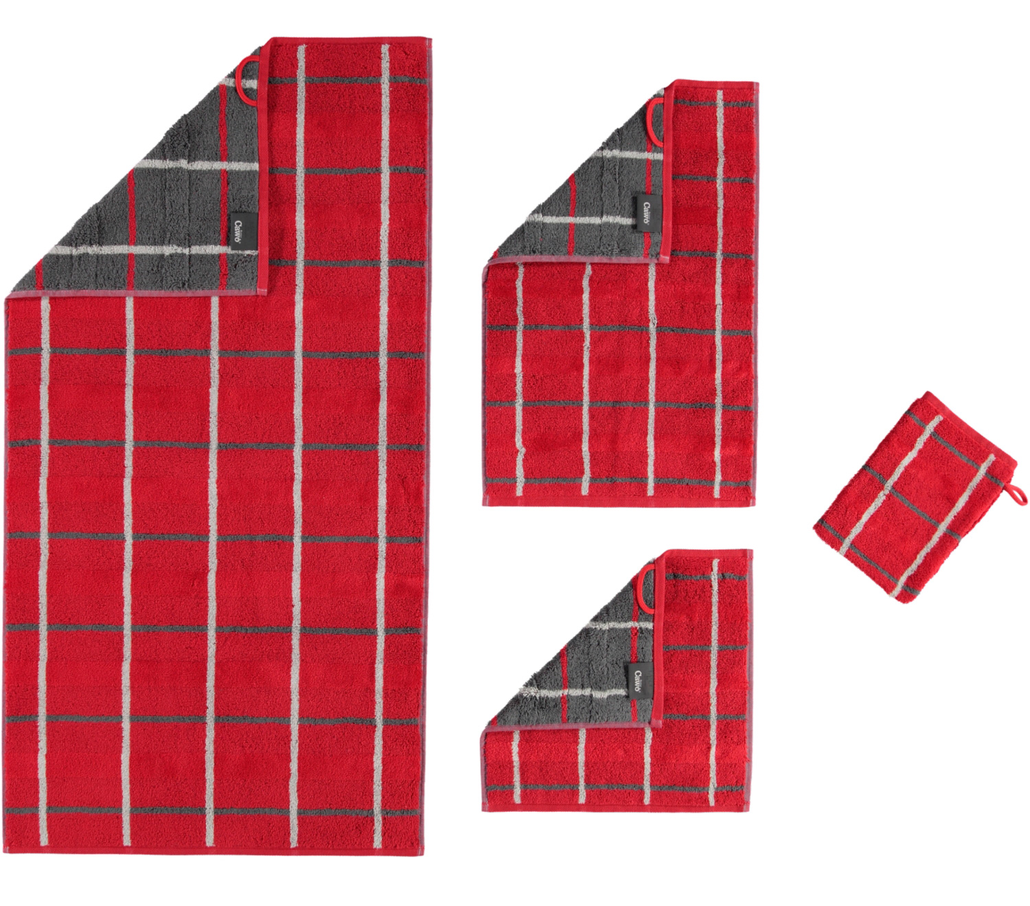 Cawö Saunatuch Noblesse Square 1079 | 27 Rot