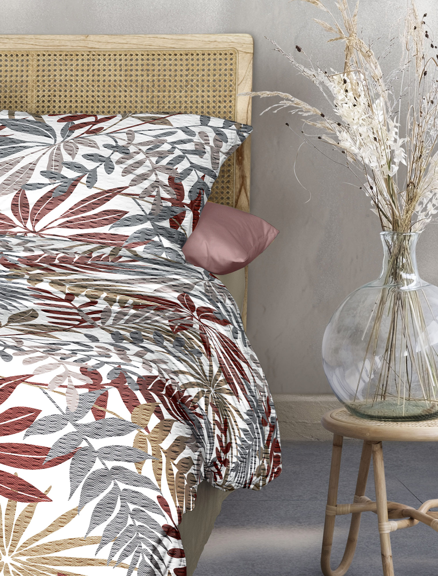 Irisette Seersucker Bettwäsche Easy | 60 rot