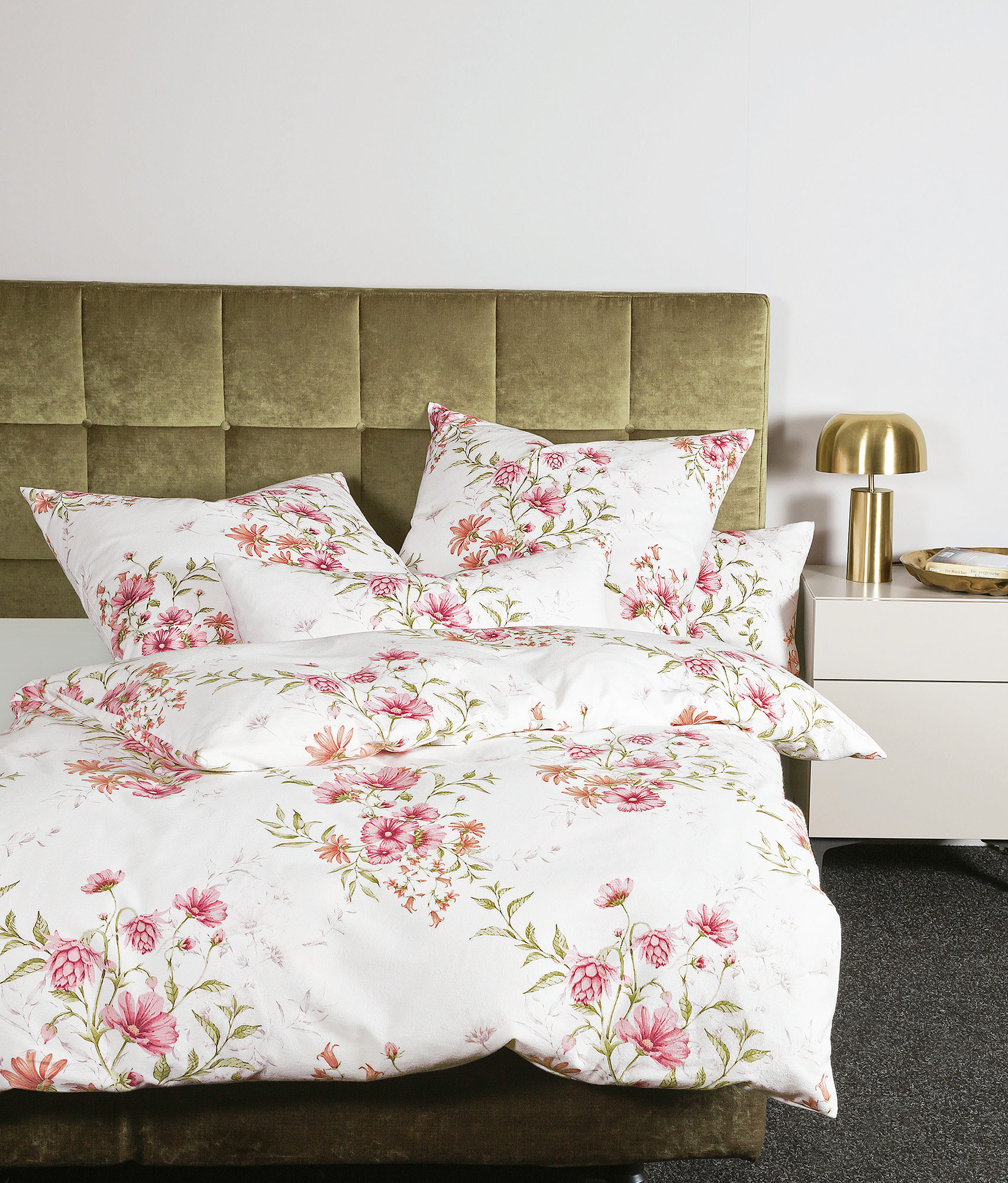 Janine Edelflanell-Bettwäsche CHINCHILLA S | 01 wildrose kor