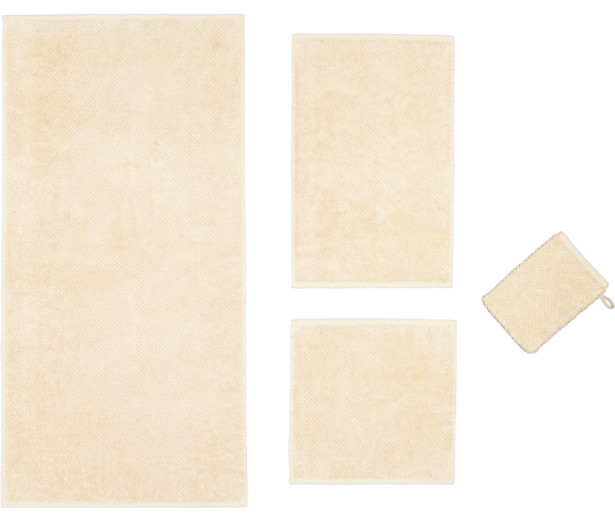 Cawö Handtuch  Pure 6500 | 370 Beige