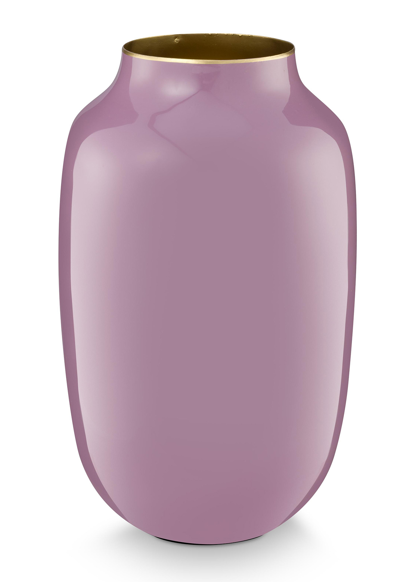 Pip Studio Metall Vase oval  | Lilac