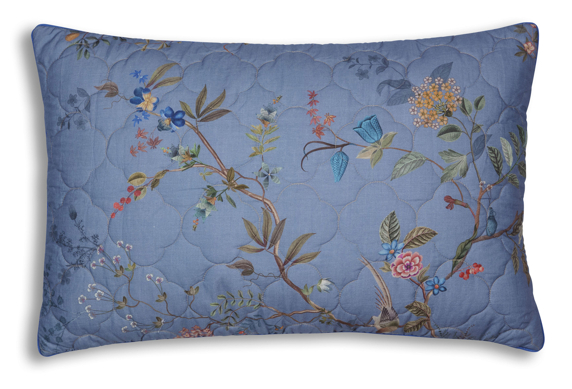 Pip Studio quilted Zierkissen Bustani | blau