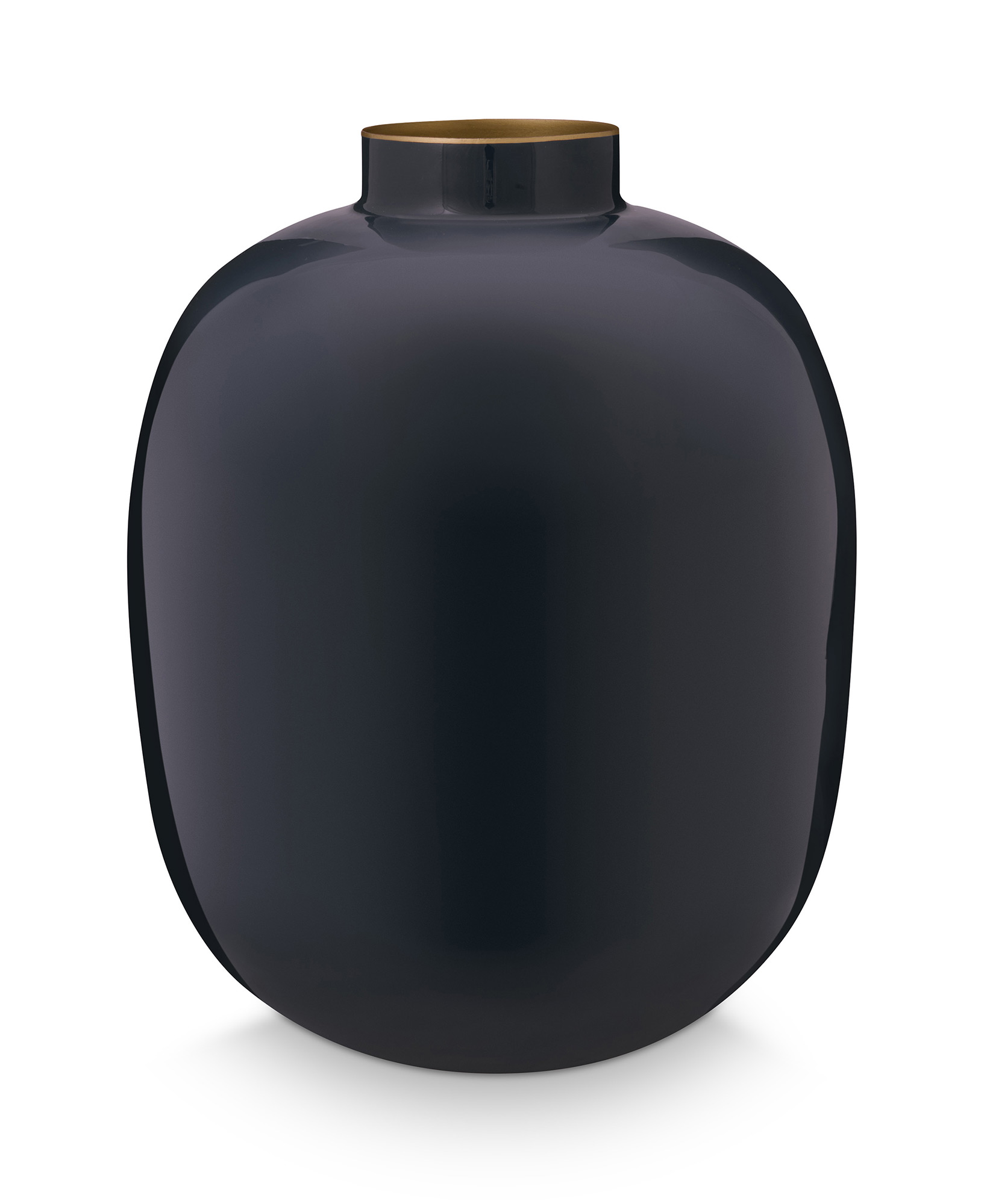 Pip Studio Metall Vase  | Mid Blue