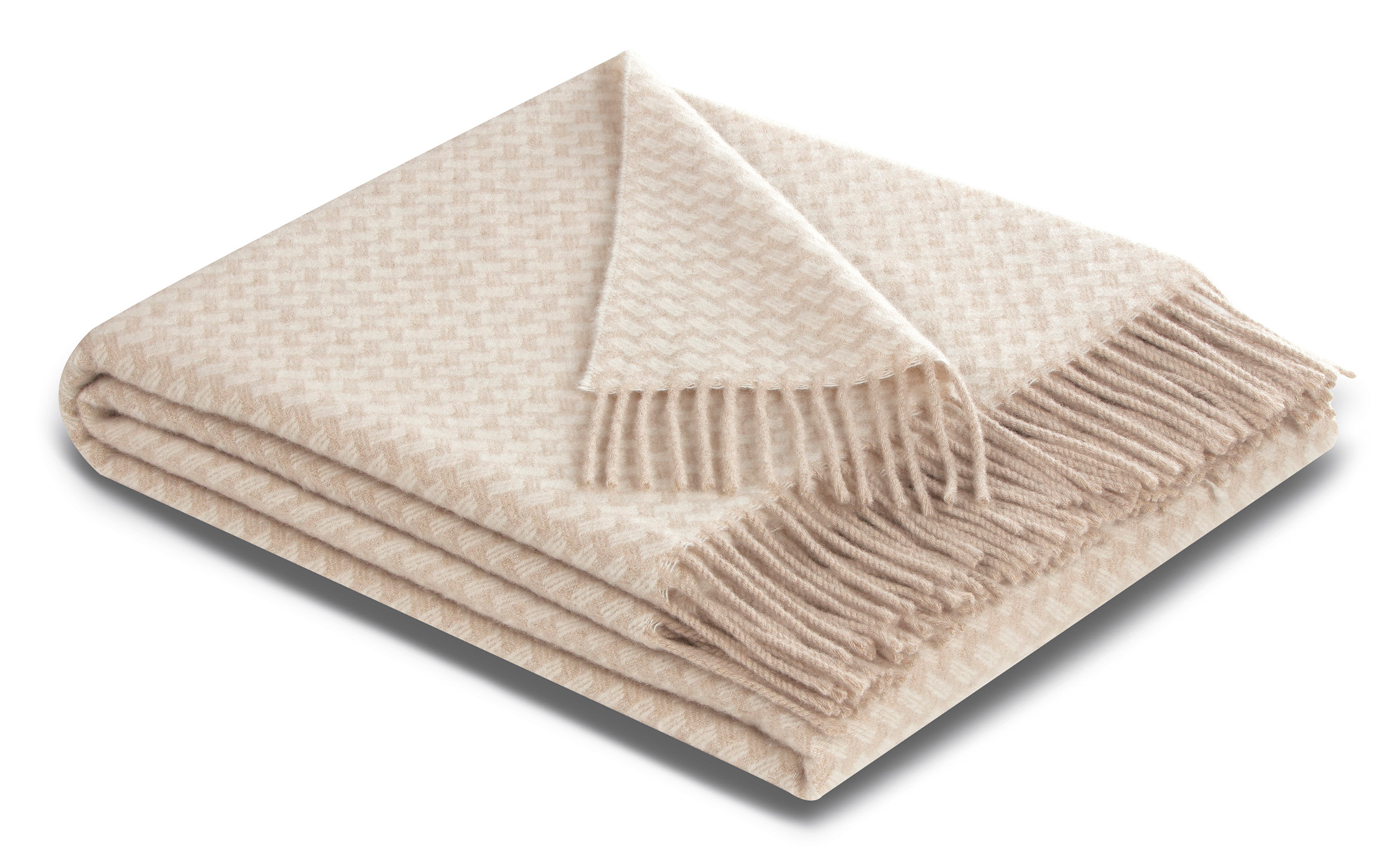 Biederlack Plaid | Vivo beige