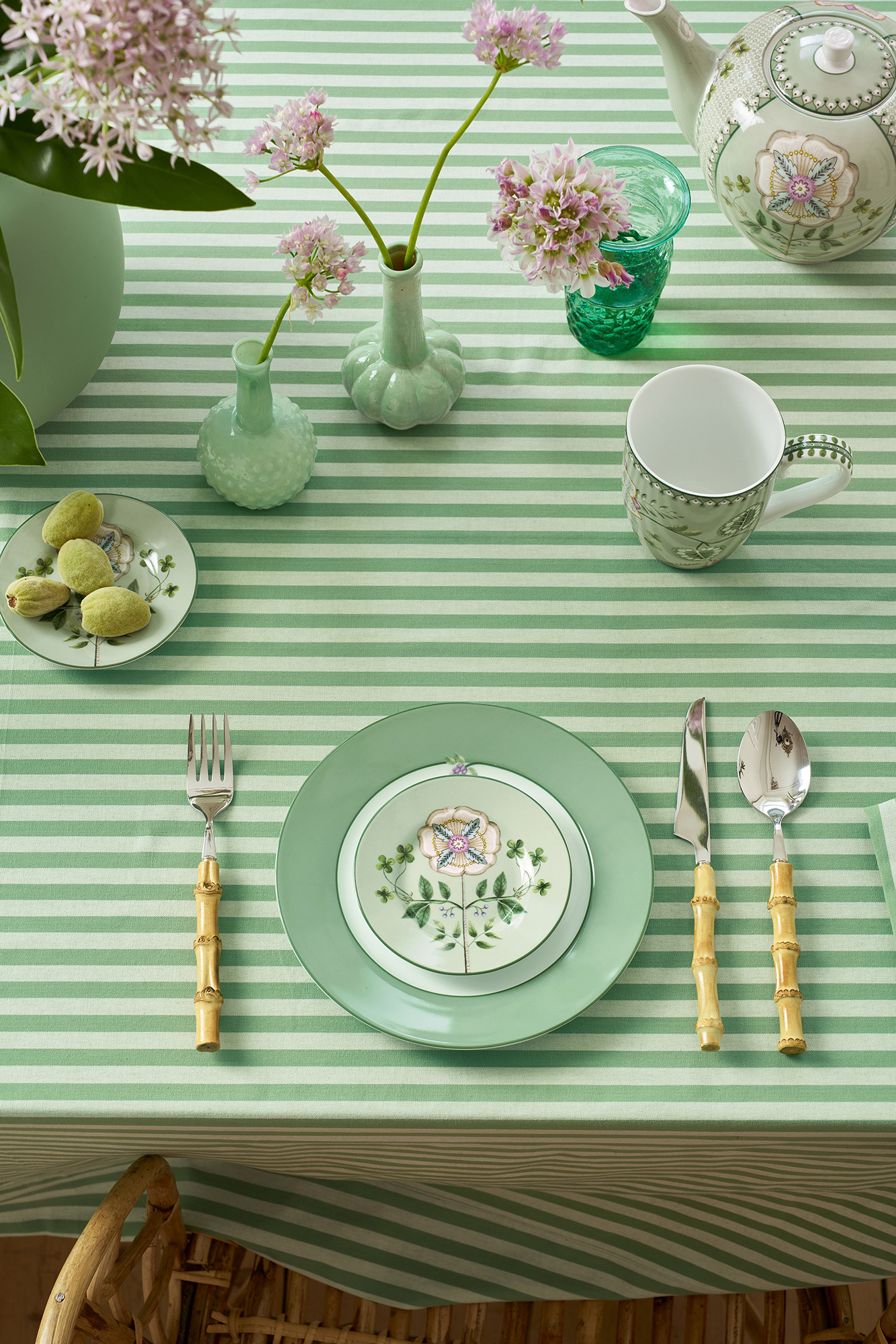 Pip Studio Untertasse Lily&Lotus | hellgrün