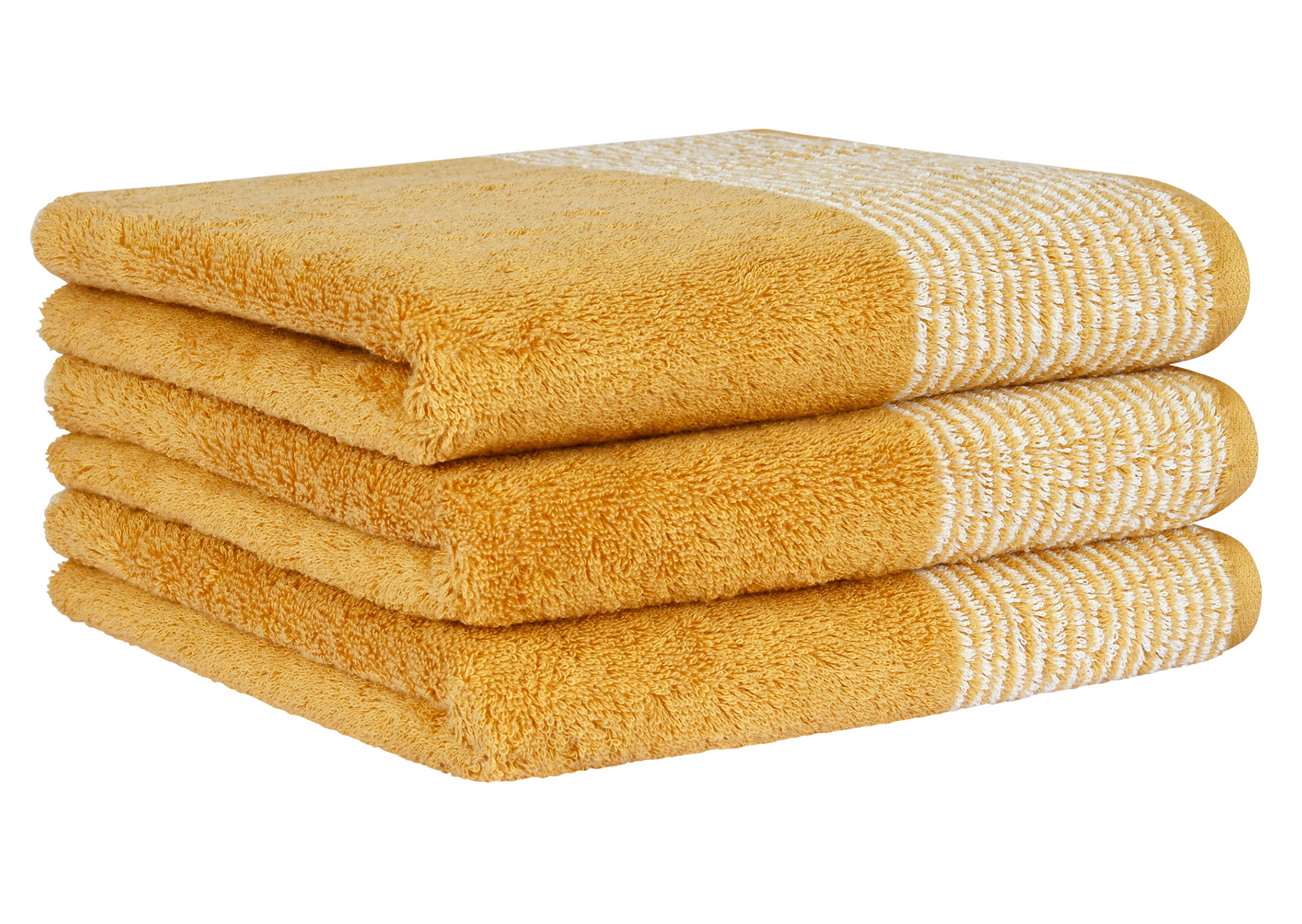 Cawö Handtuch Luxury Home Two-Tone 590 | 53 gold