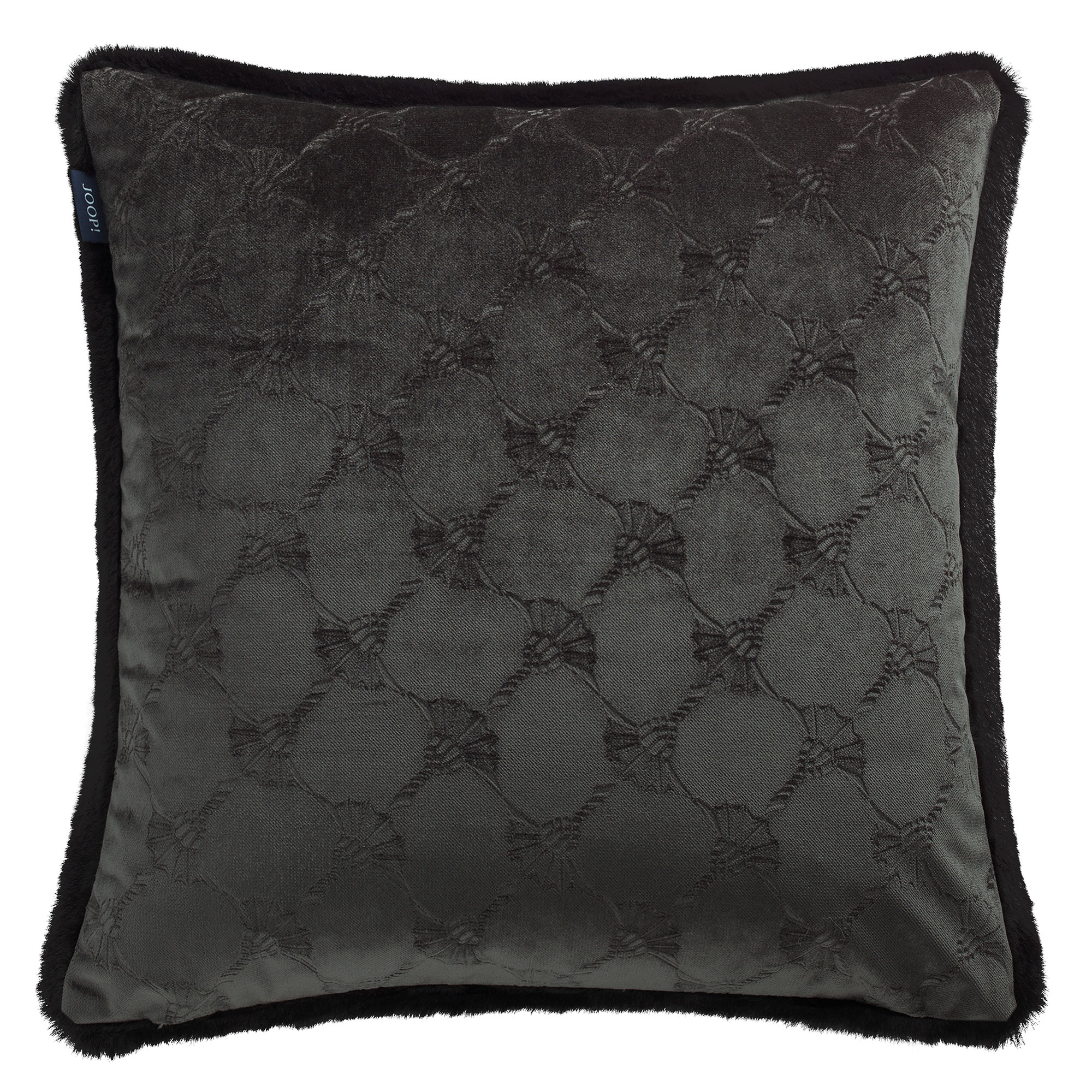 JOOP! Kissenhülle SMOOTH | 002 schwarz/anthrazit