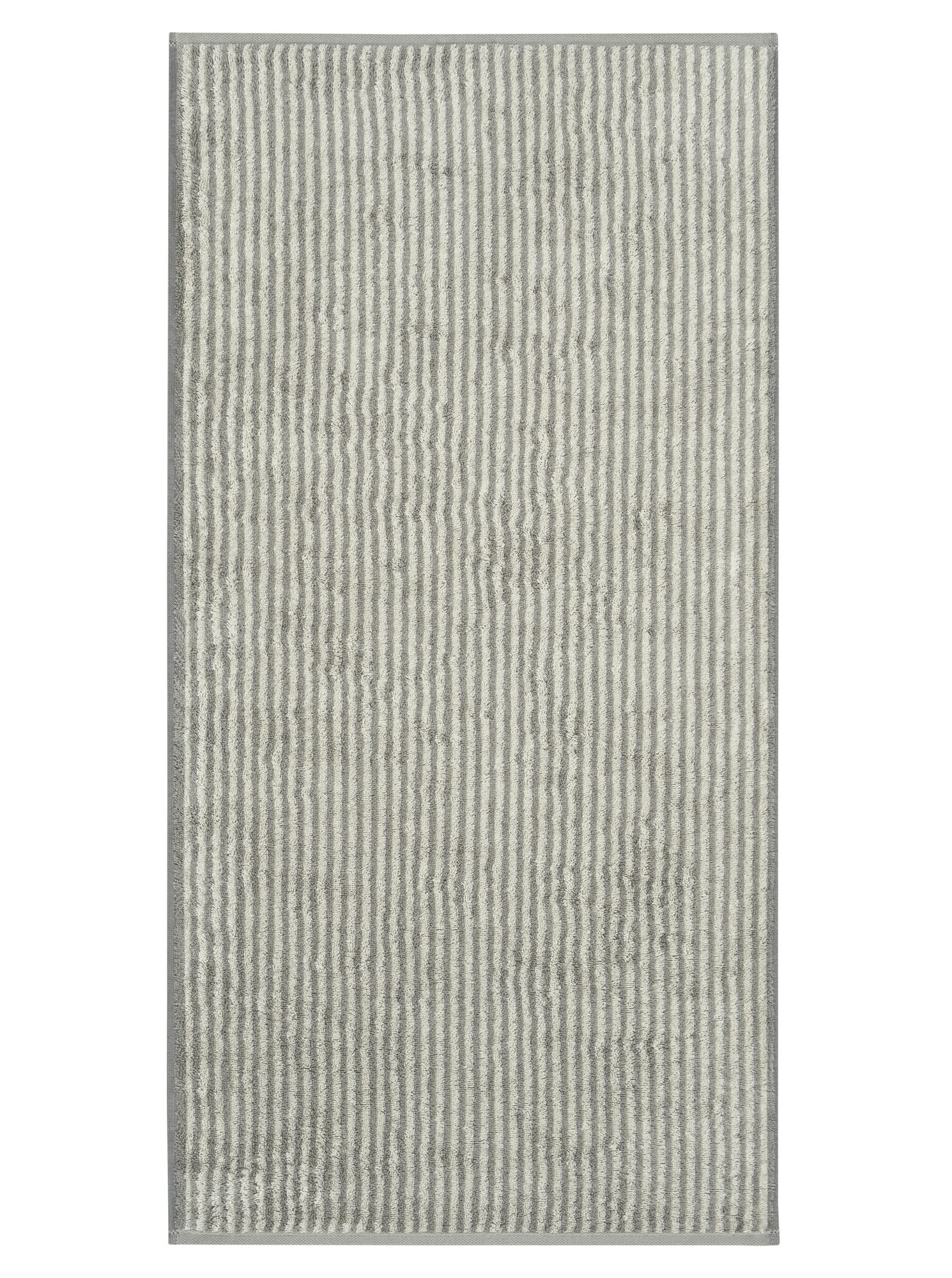 Cawö Handtuch Luxury Home Two-Tone Stripe 480 | 70 graphit