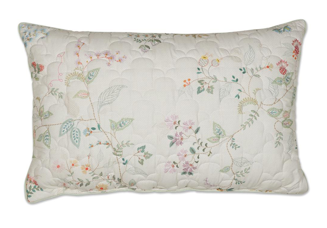 Pip Studio Zierkissen Kili Flower | weiss