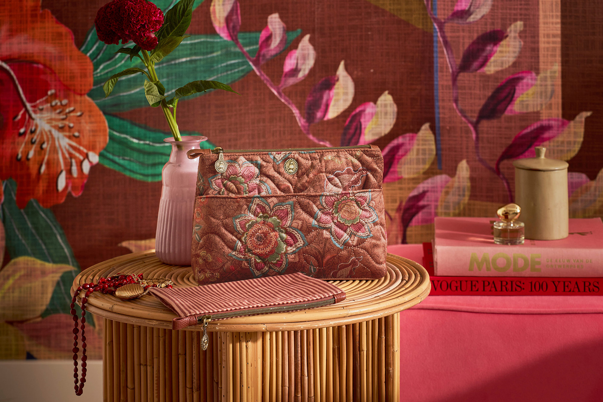 Pip Studio Kosmetiktasche Mumbai Morning | braun