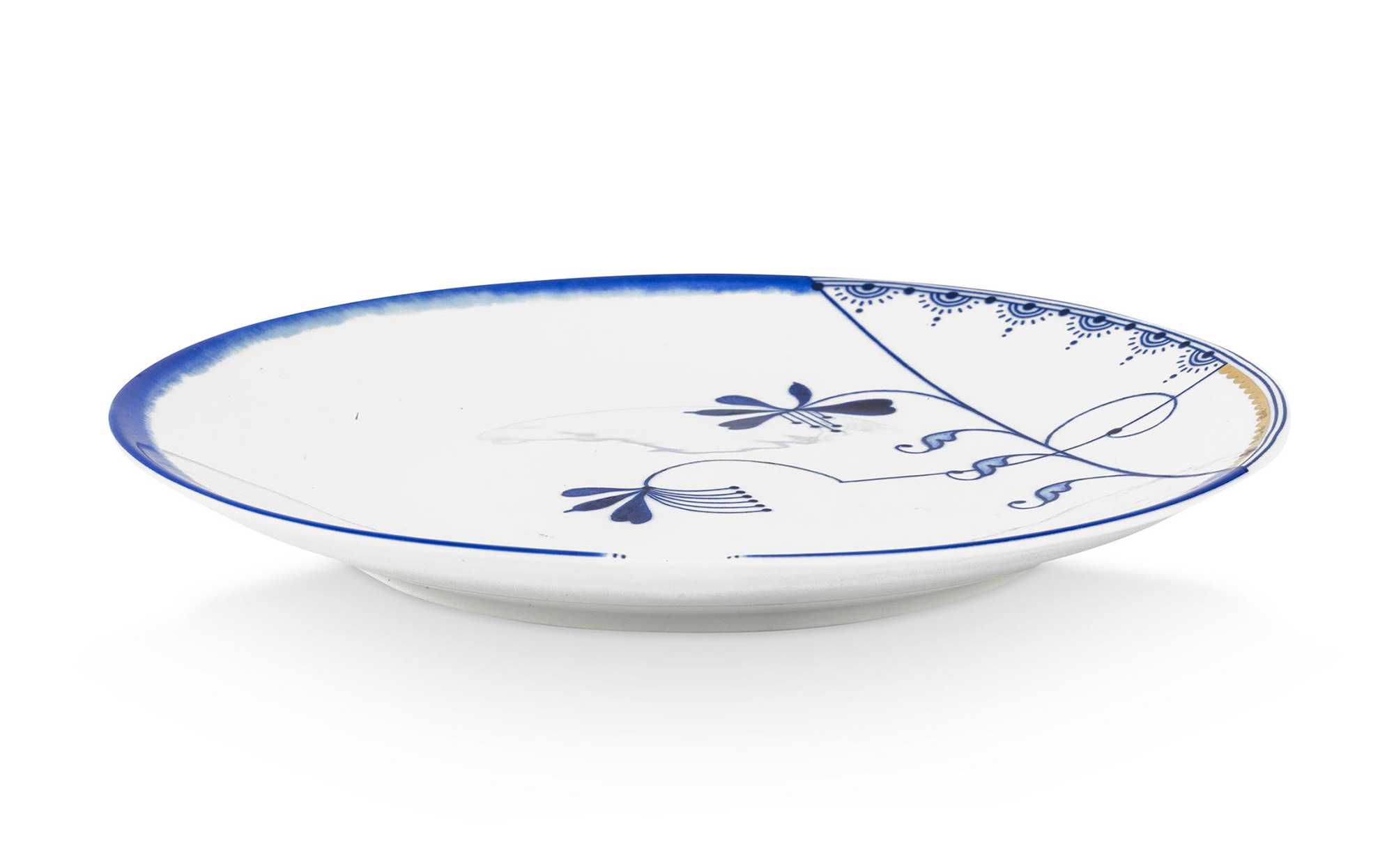 Pip Studio Frühstücksteller Pip & The Blue Bird | weiss