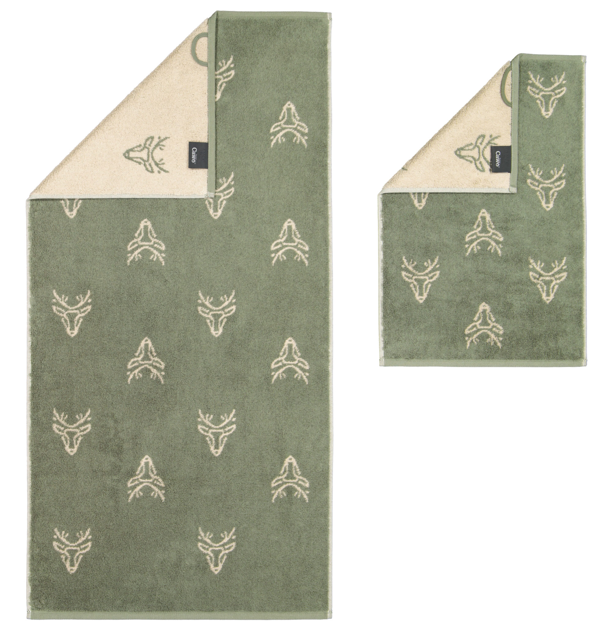 Cawö Handtuch Alpenchic Edition Allover 6229 | 43 Zirbe