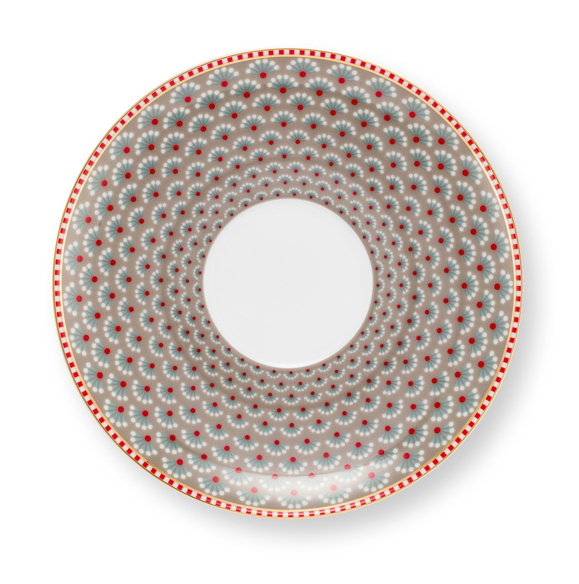 Pip Studio 3er Set Tasse & Untertasse Blooming Tales | Fanta