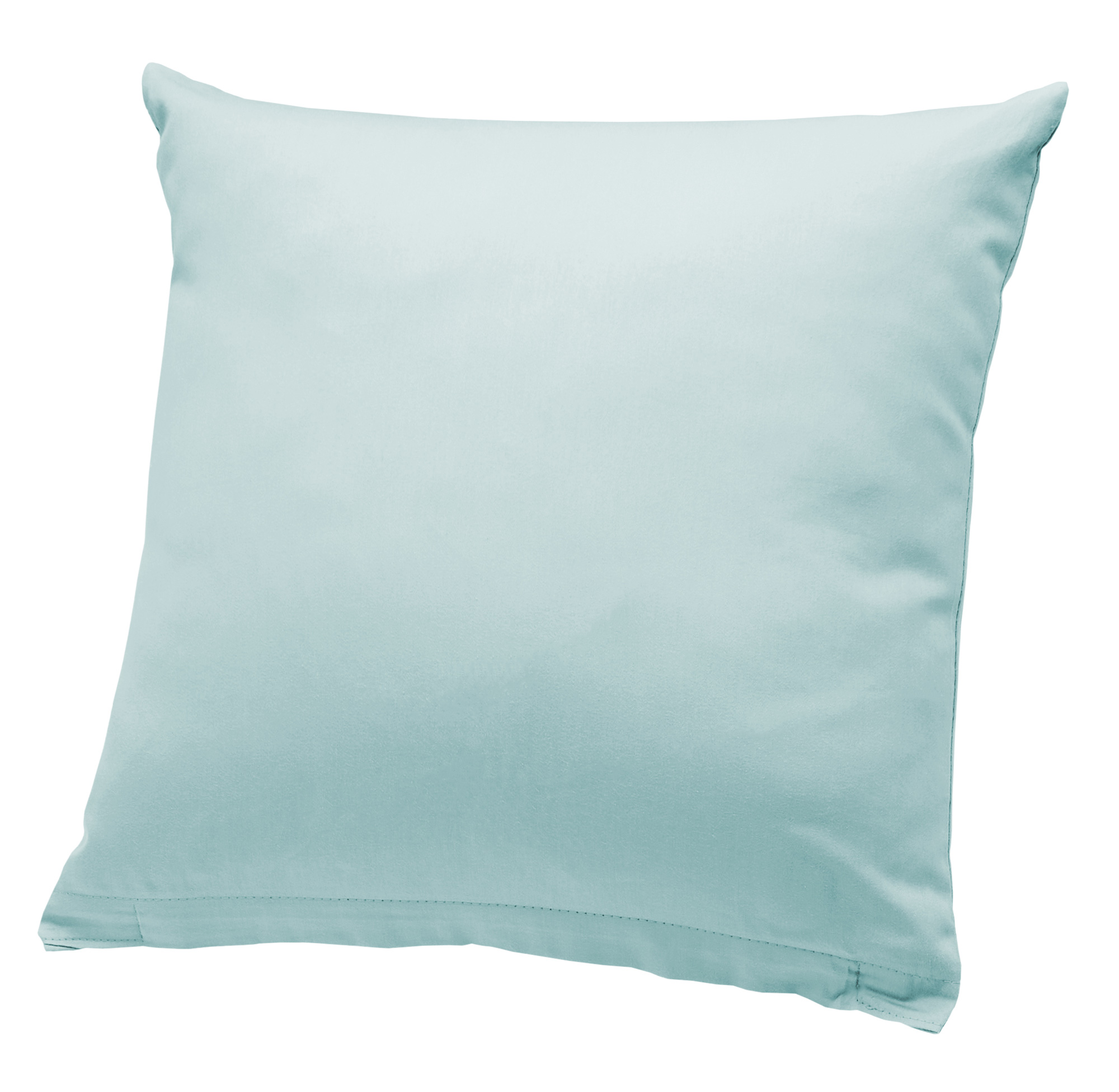 Thomas Luxus Satin-Kissenhülle  | 545 grau-grün